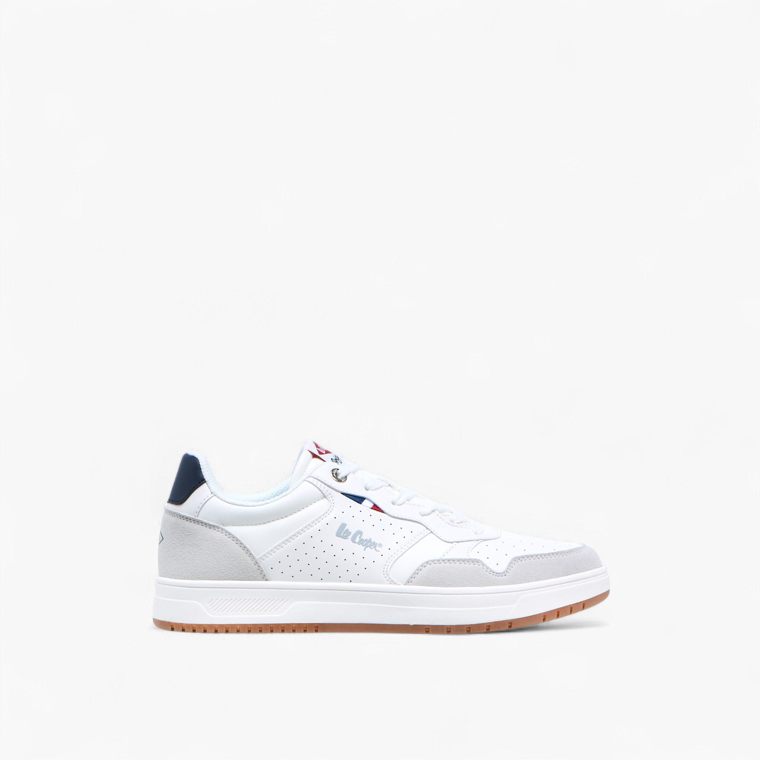 Lee Cooper Men's Perforated Lace-Up Sneakers-men-shoes-sneakers-image-3