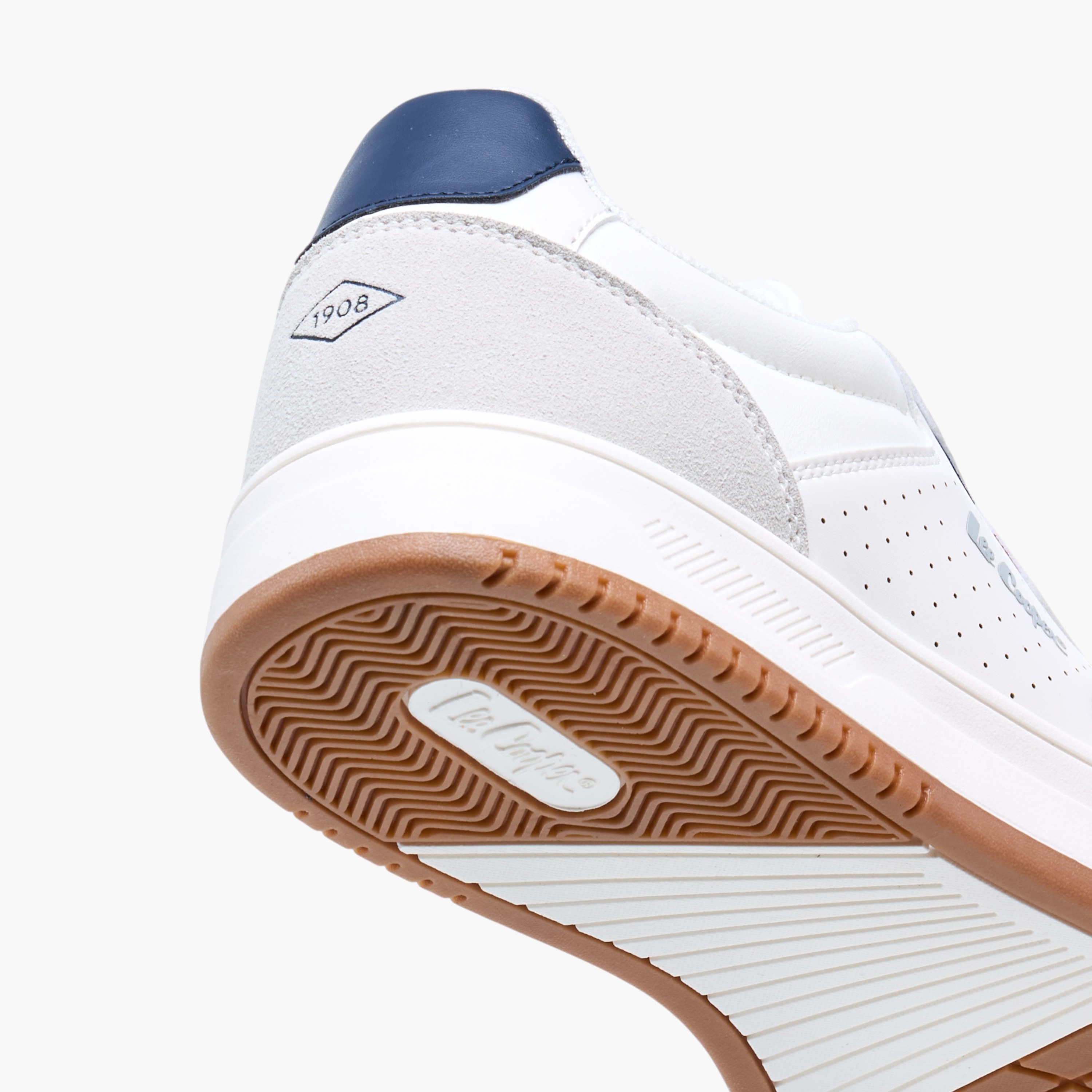 Lee Cooper Men's Perforated Lace-Up Sneakers-men-shoes-sneakers-image-5