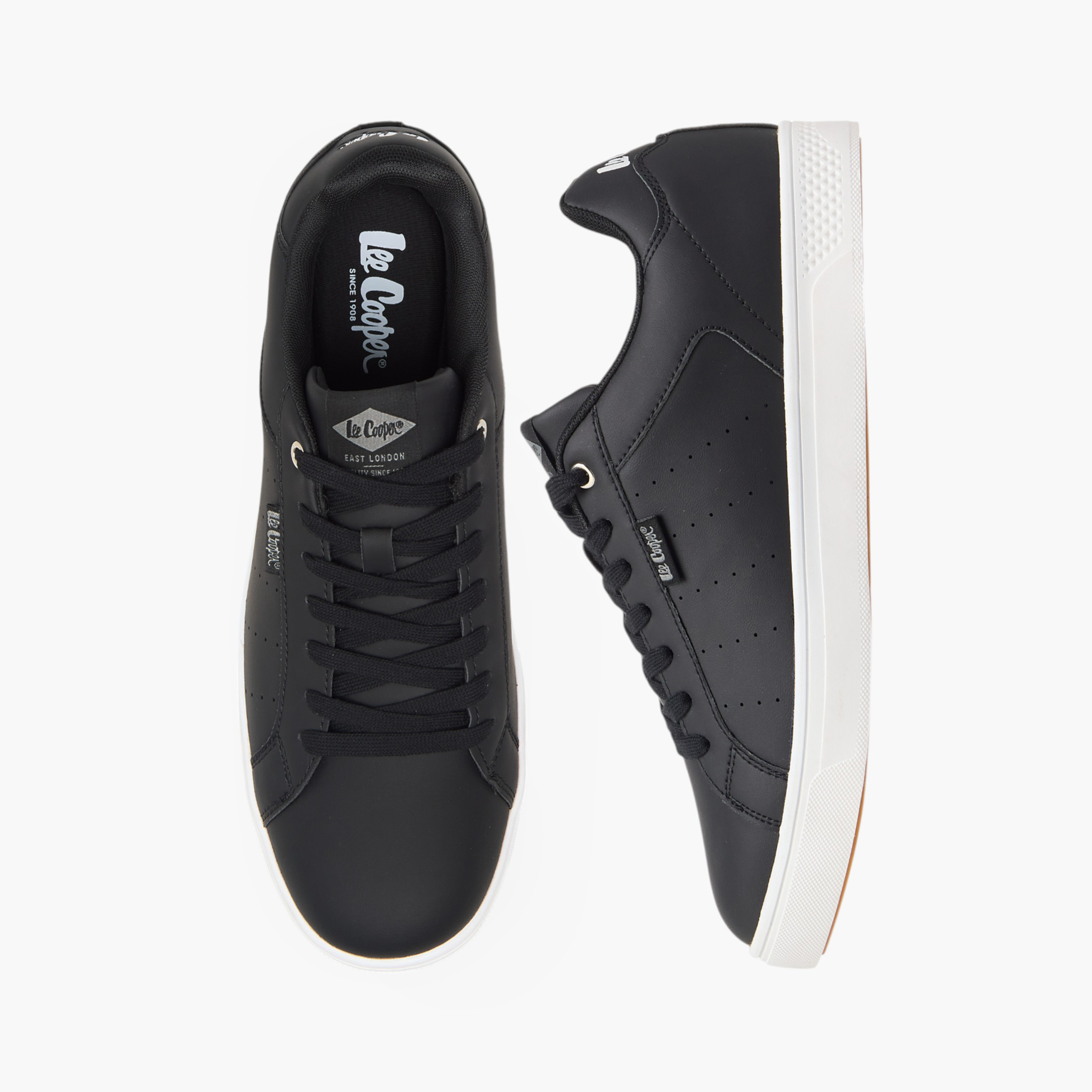 حذاء سنيكرز مثقب برباط إغلاق للرجال من لي كوبر-men-shoes-sneakers-image-1