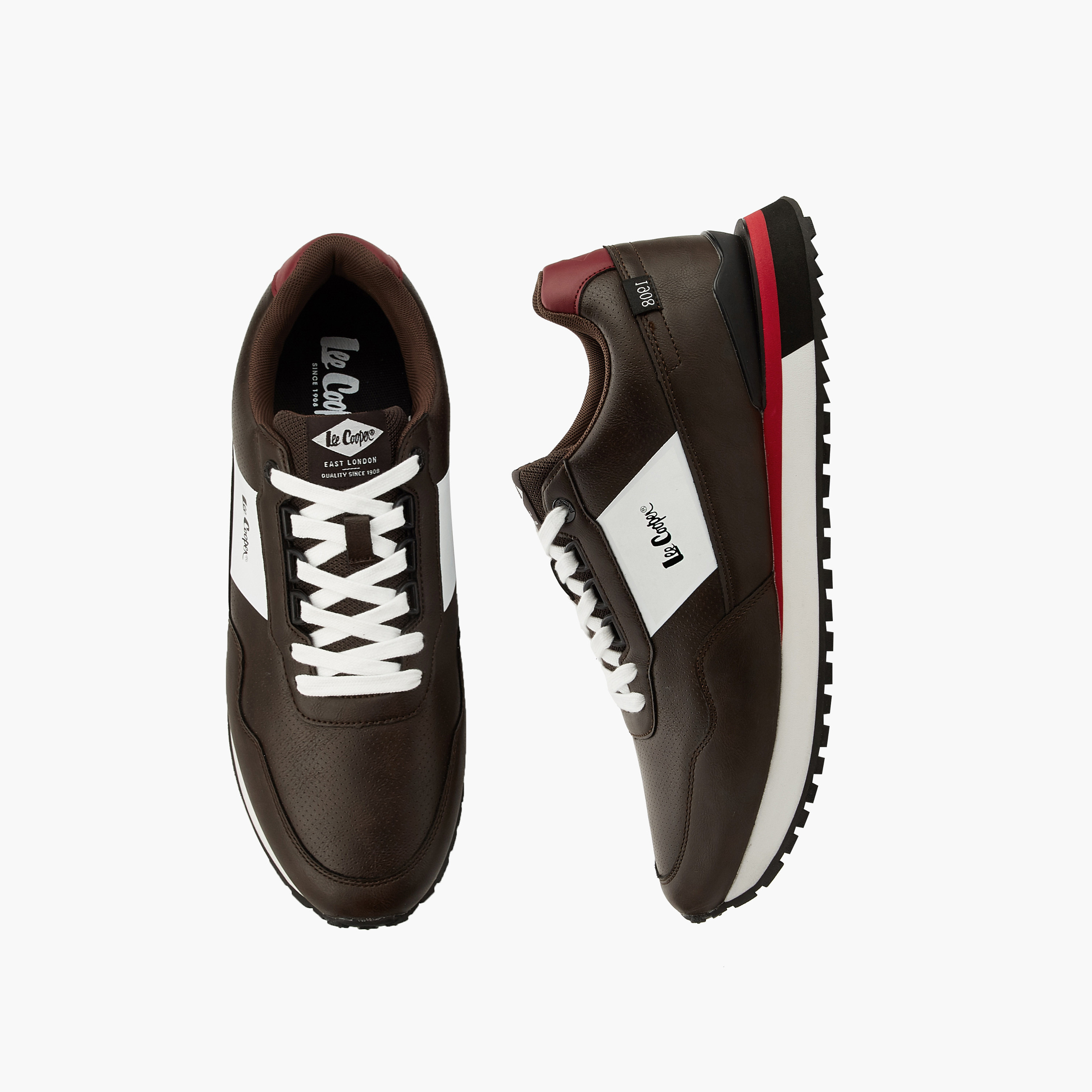 Lee Cooper Men Lace-Up Ankle Sneakers-men-shoes-sneakers-image-1