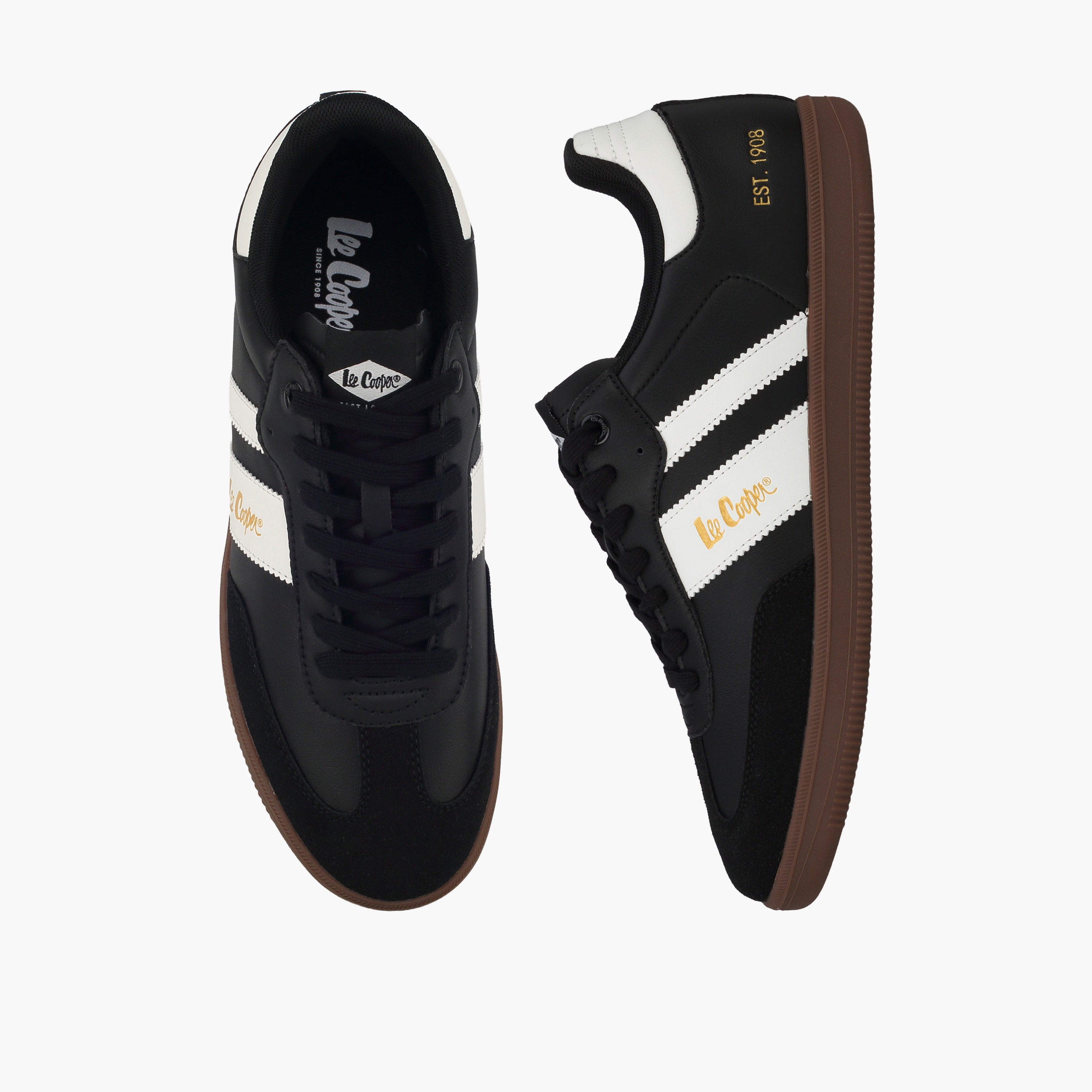 حذاء سنيكرز برباط وقوالب ملونة للرجال من لي كوبر-men-shoes-sneakers-image-1