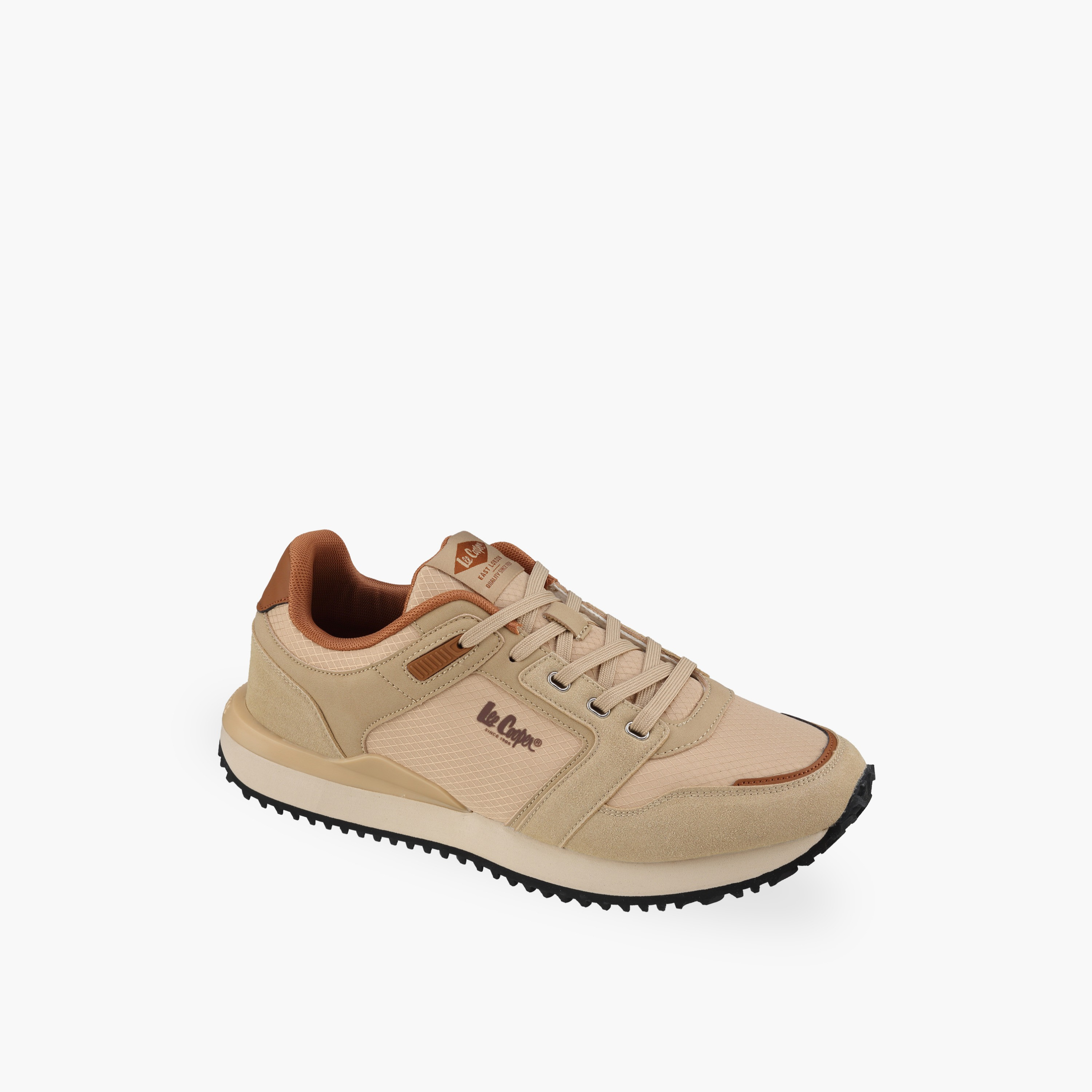 Lee Cooper Men Panelled Lace-Up Sneakers-men-shoes-sneakers-image-2