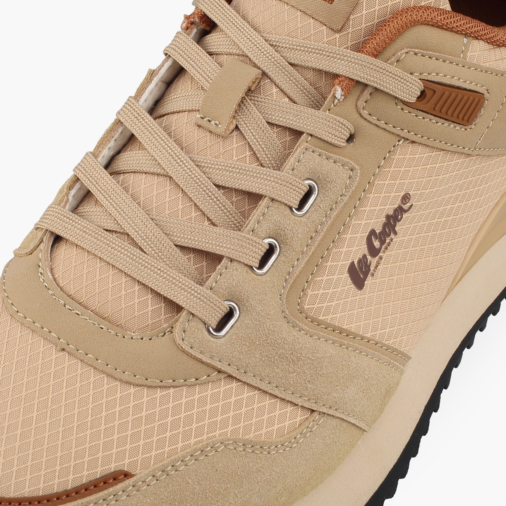 Lee Cooper Men Panelled Lace-Up Sneakers-men-shoes-sneakers-image-4