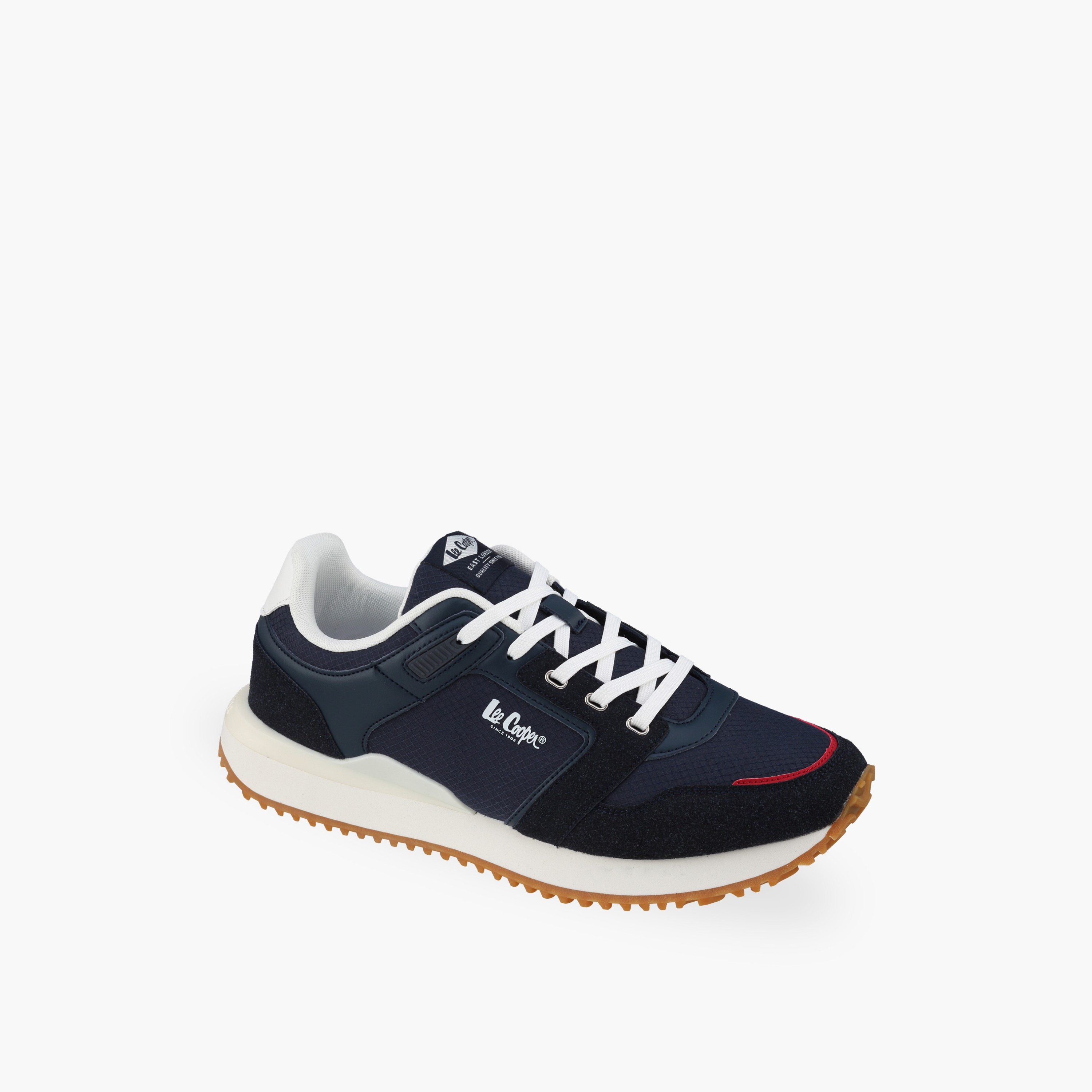 حذاء رياضي رجالي برباط وتصميم متعدد الأجزاء من لي كوبر-men-shoes-sneakers-image-2