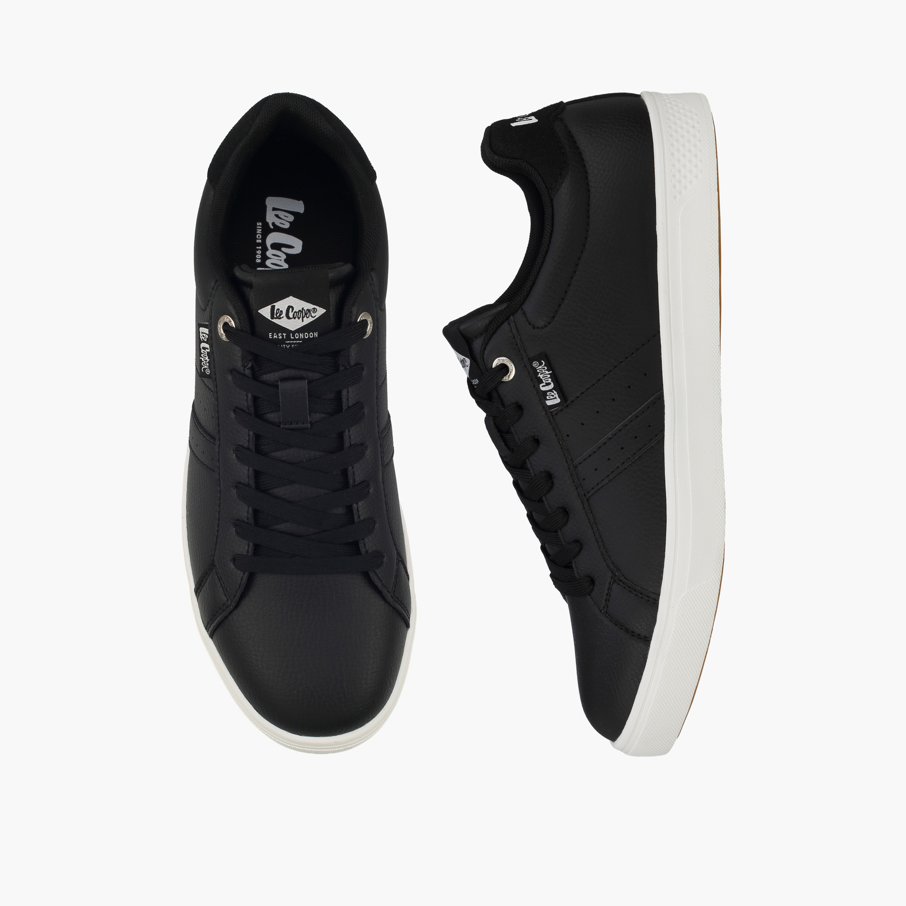 حذاء سنيكرز بطول الكاحل ورباط إغلاق للرجال من لي كوبر-men-shoes-sneakers-image-1