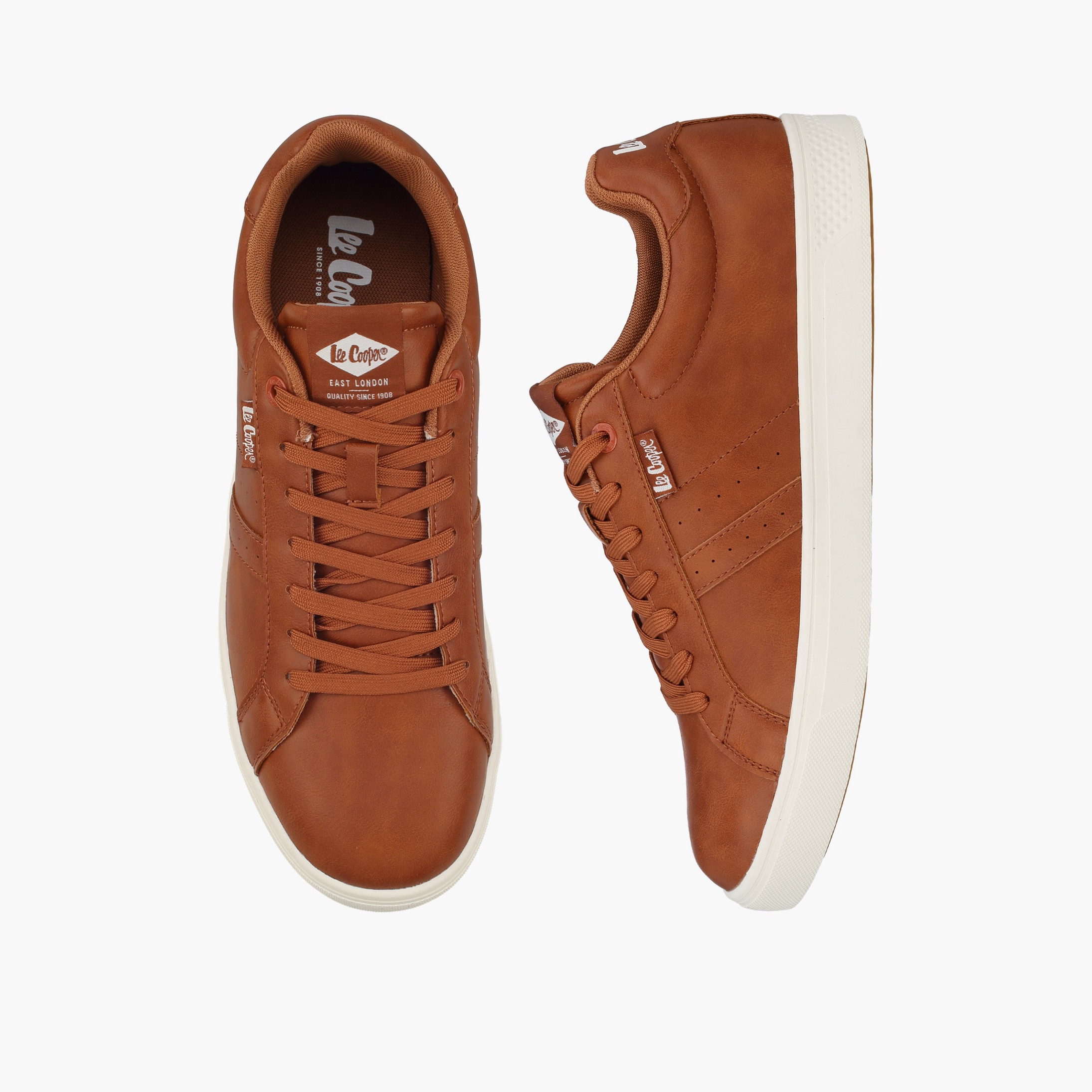 حذاء سنيكرز بطول الكاحل ورباط إغلاق للرجال من لي كوبر-men-shoes-sneakers-image-1