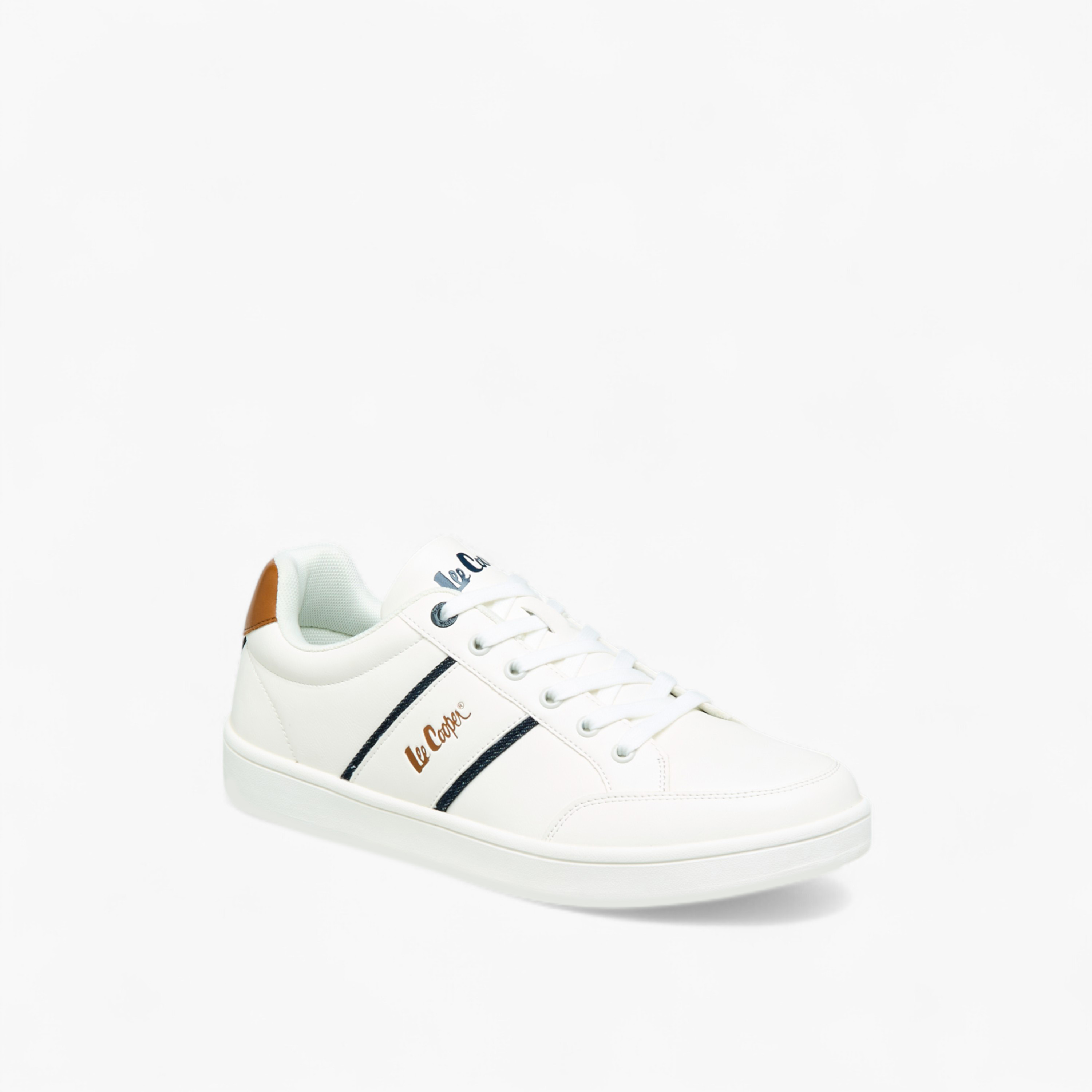 Lee Cooper Mens' Panelled Lace-Up Sneakers-men-shoes-sneakers-image-2
