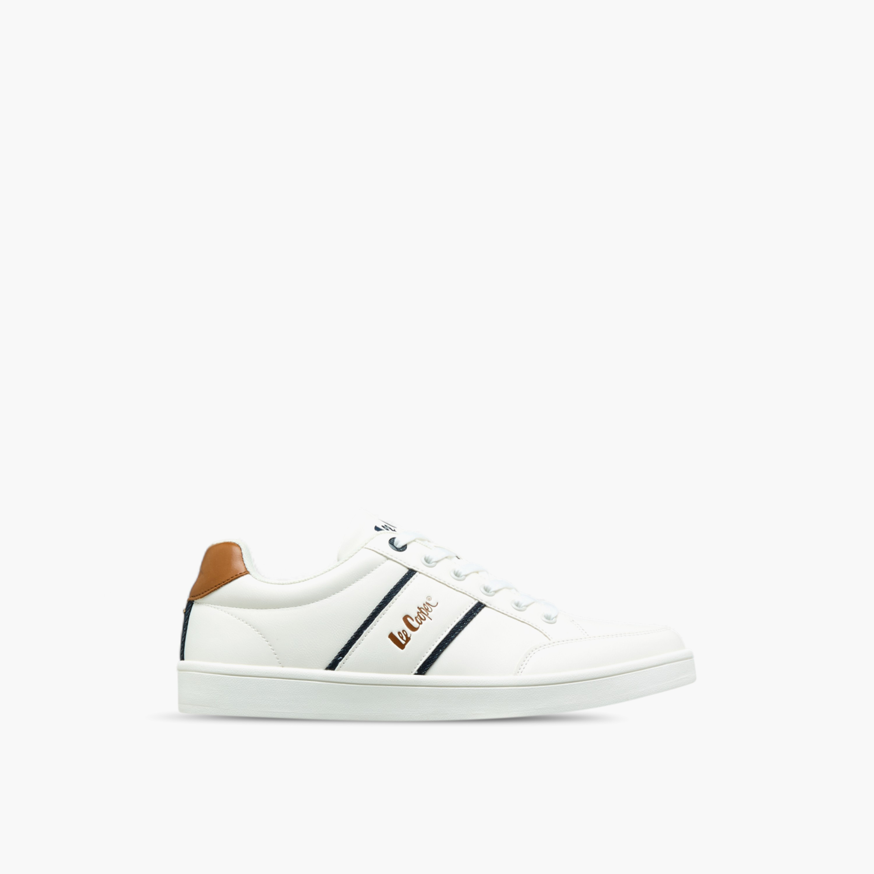 Lee Cooper Mens' Panelled Lace-Up Sneakers-men-shoes-sneakers-image-3