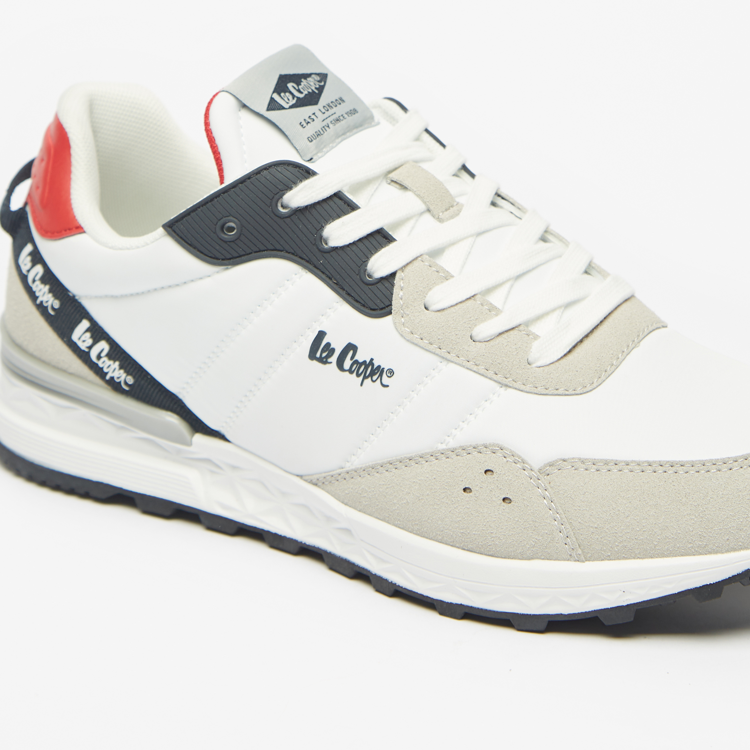 Shop Lee Cooper Men's Panelled Lace-Up Sneakers Online