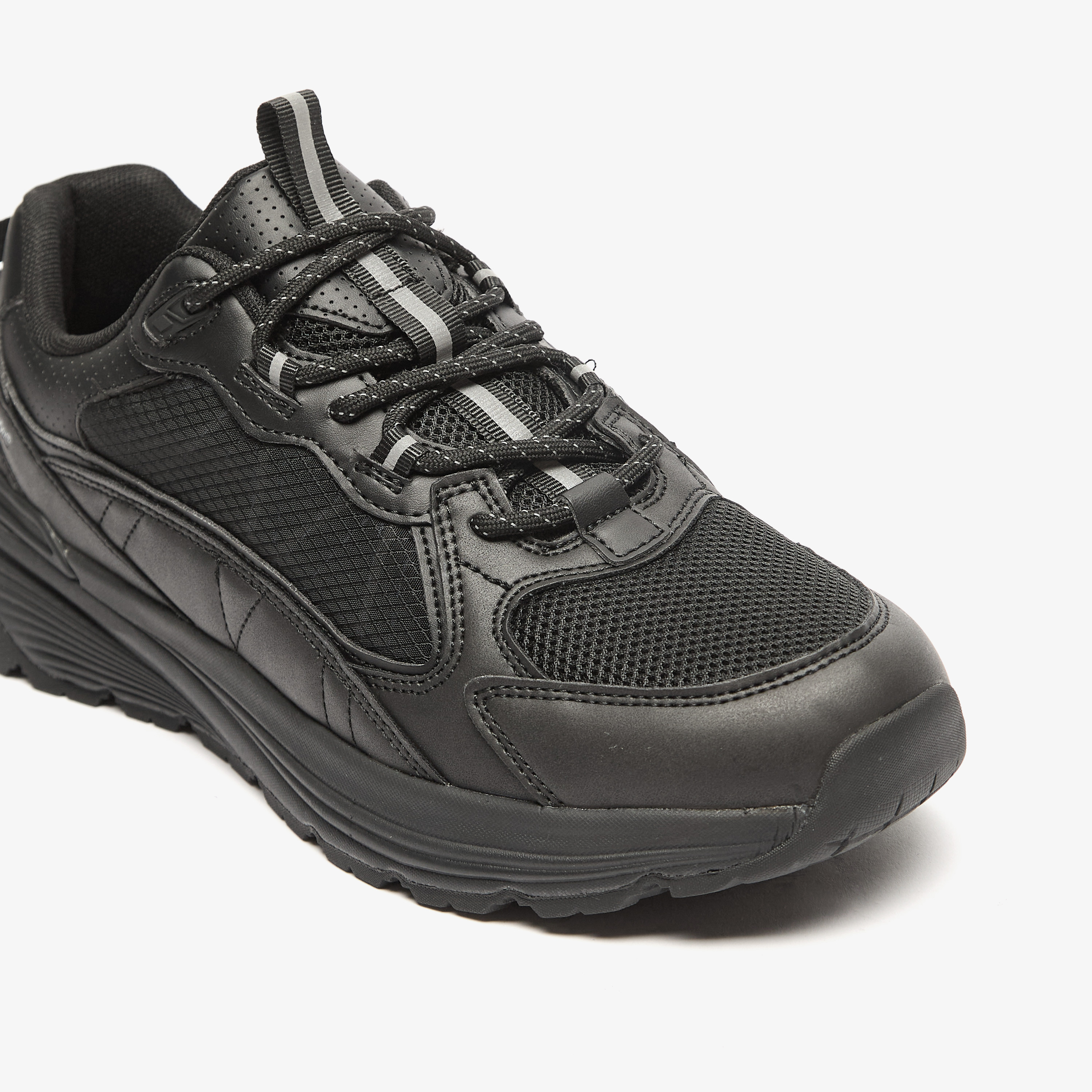 Lee Cooper Men's Textured Sneakers with Lace-Up Closure-men-shoes-sneakers-image-10