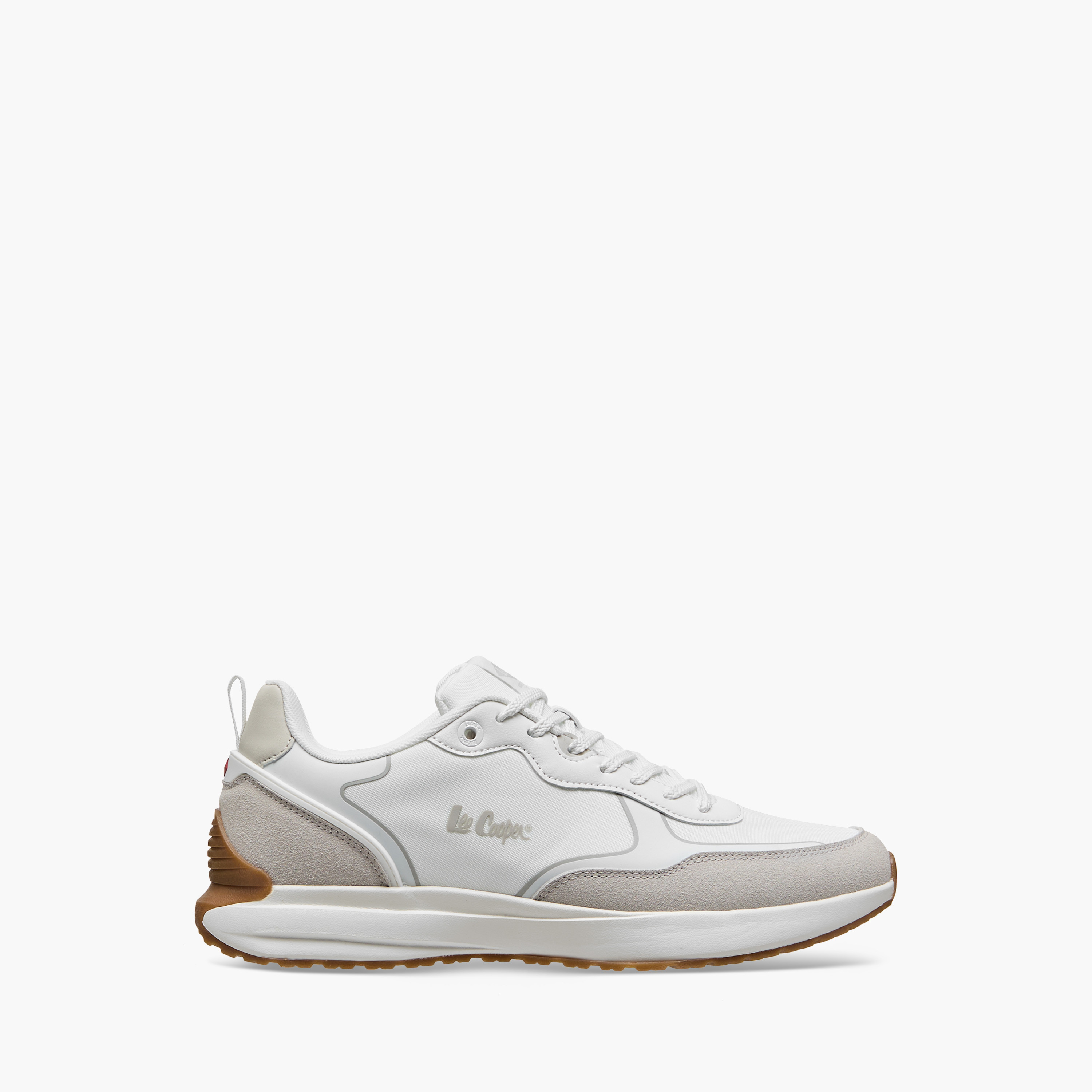 Lee Cooper Men's Logo Detail Sneakers with Lace-Up Closure-men-shoes-sneakers-image-3