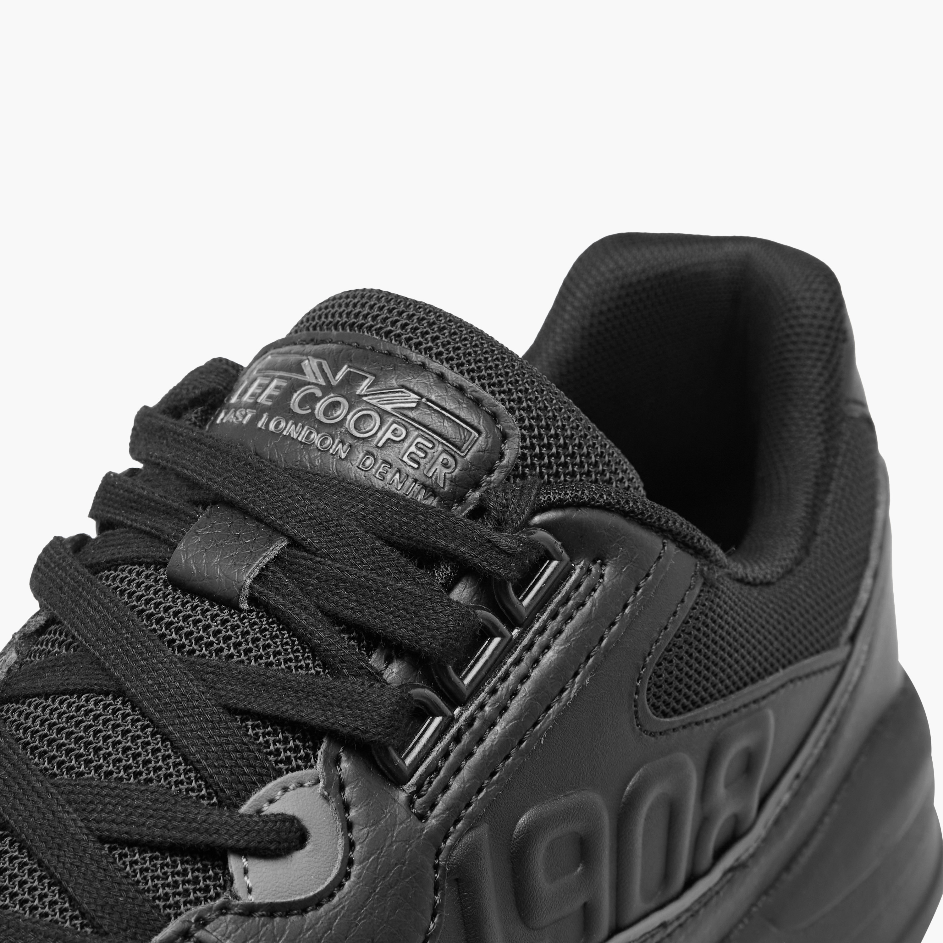 Lee Cooper Men's Panelled Sneakers with Lace-Up Closure-men-shoes-sneakers-image-5