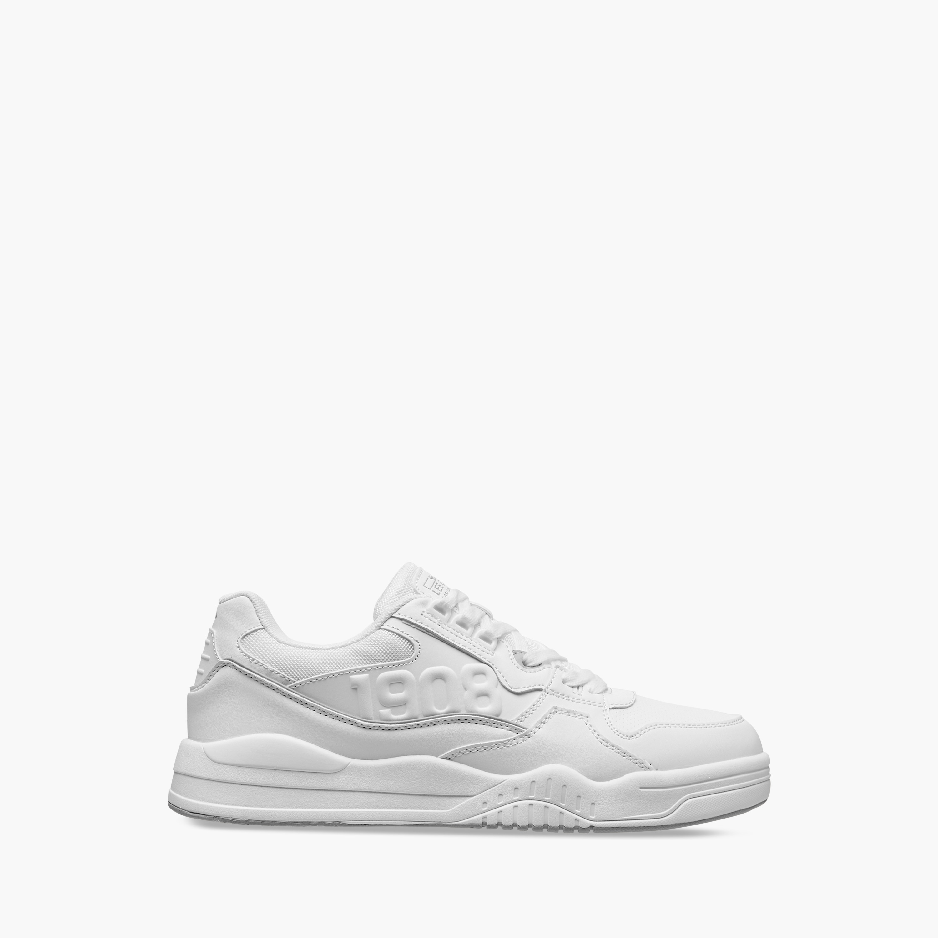 Lee Cooper Men's Panelled Sneakers with Lace-Up Closure-men-shoes-sneakers-image-3