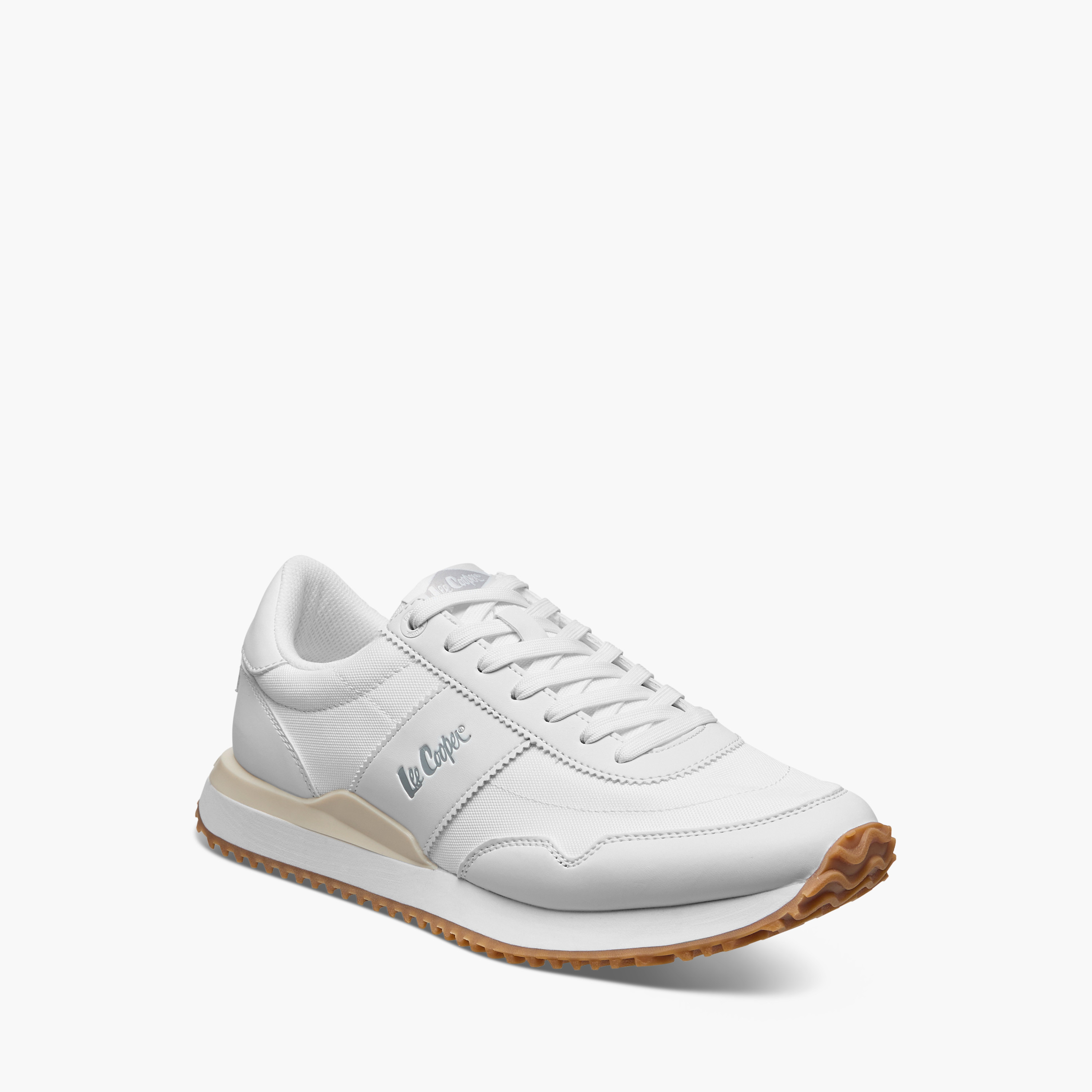 حذاء سنيكرز بتفاصيل شعار ورباط إغلاق للرجال من لي كوبر-men-shoes-sneakers-image-2