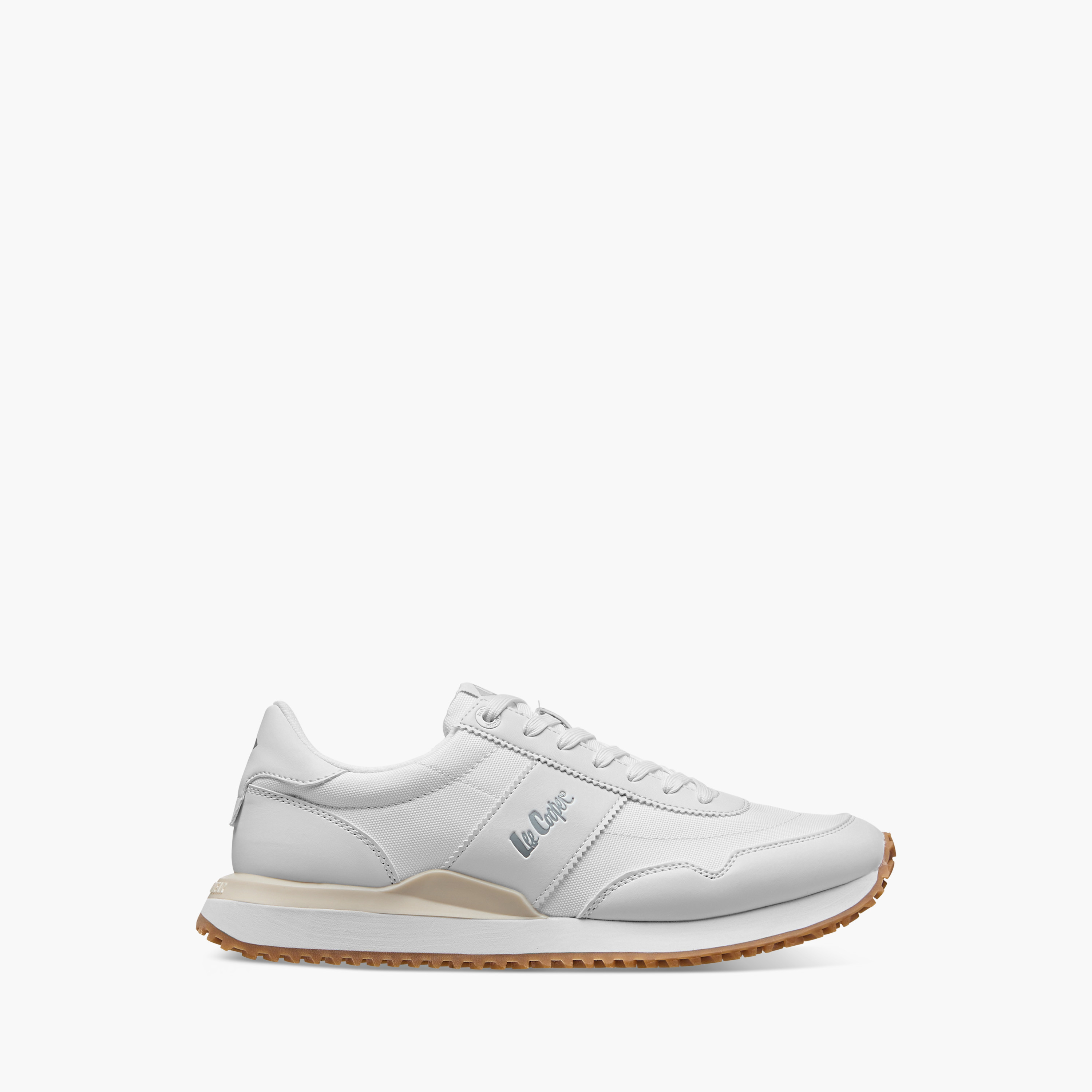 حذاء سنيكرز بتفاصيل شعار ورباط إغلاق للرجال من لي كوبر-men-shoes-sneakers-image-3