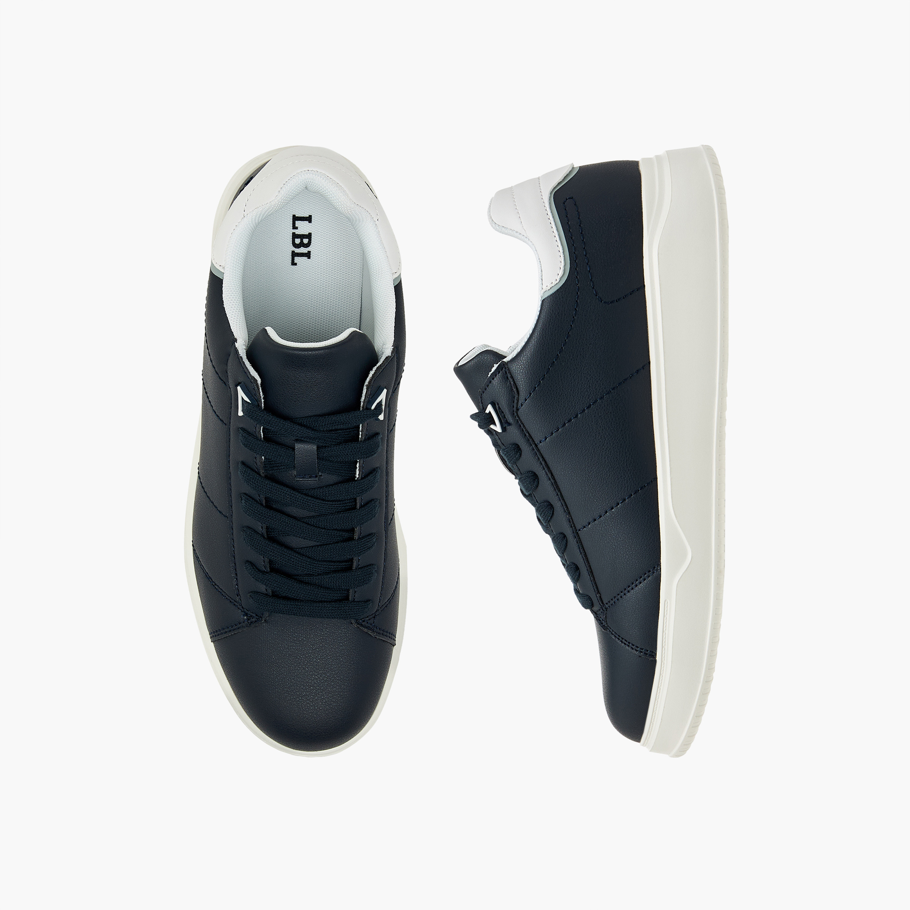 LBL by Shoexpress Solid Ankle Sneakers with Lace-Up Closure-men-shoes-sneakers-image-1
