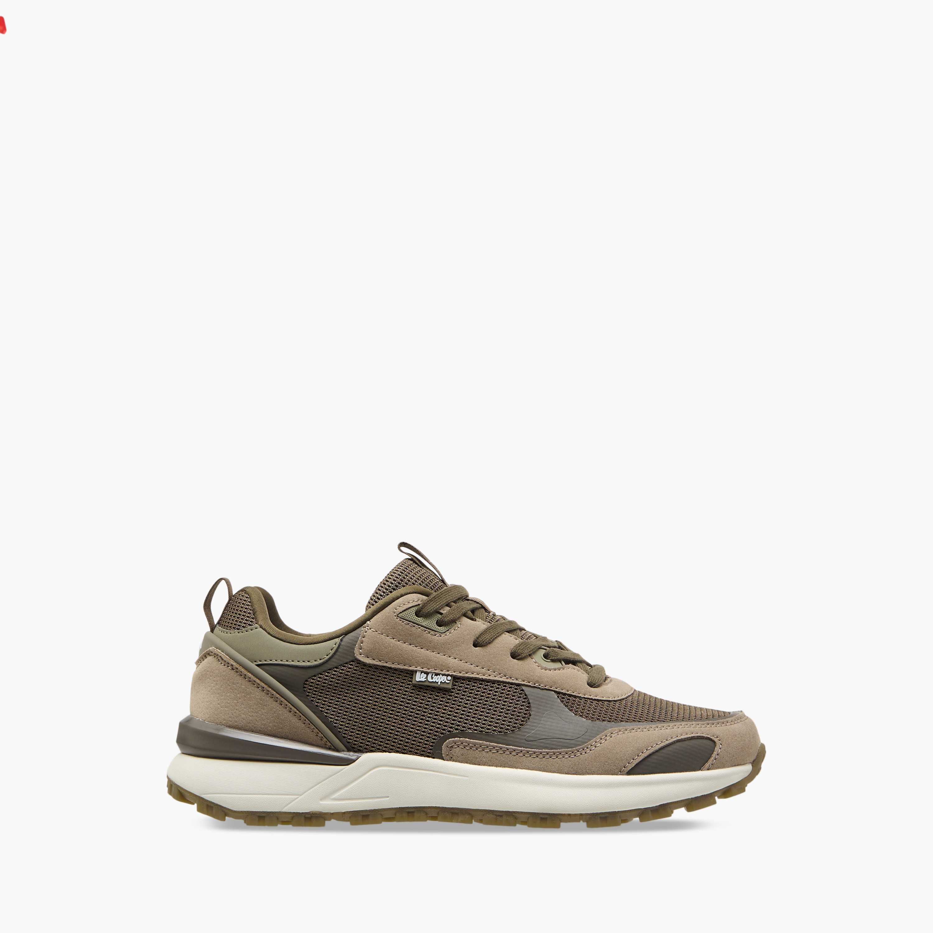 Lee Cooper Men's Panelled Sneakers with Lace-Up Closure-men-shoes-sneakers-image-3