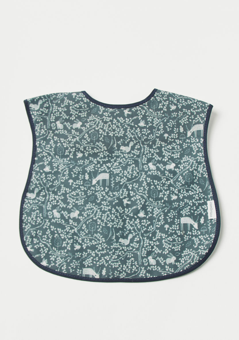 Cambrass Printed Bib with Hook and Loop Closure-Bibs and Burp Cloths-image-0
