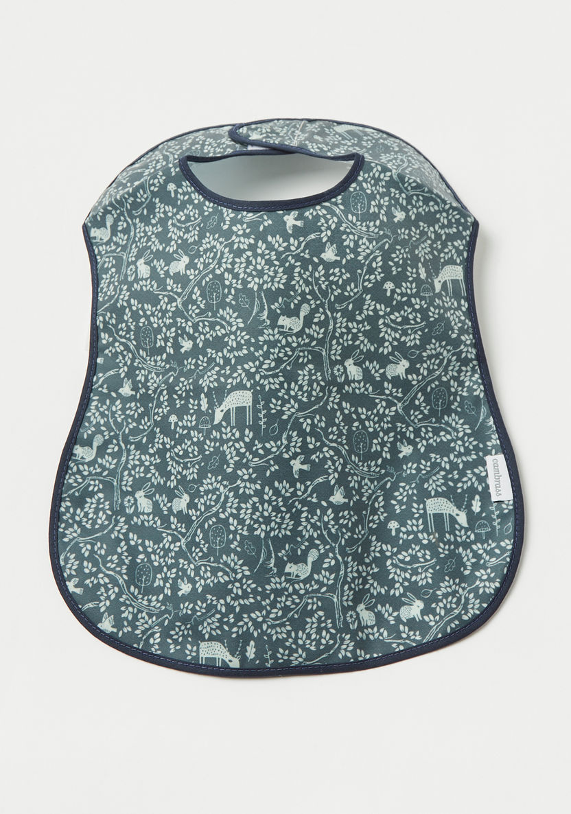 Cambrass Printed Bib with Hook and Loop Closure-Bibs and Burp Cloths-image-3