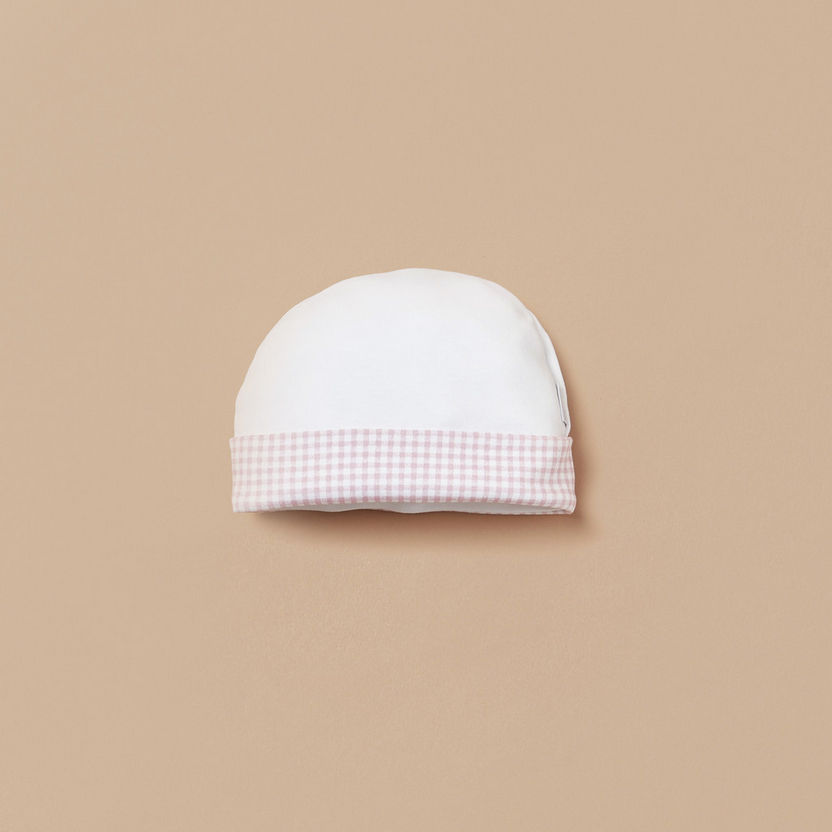 Cambrass Beanie Cap with Checked Cuff-Caps-image-0