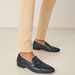 Duchini Men's Textured Slip-On Loafers-Loafers-thumbnail-0