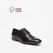 Duchini Men's Textured Derby Shoes with Lace-Up Closure-Derby-thumbnailMobile-0