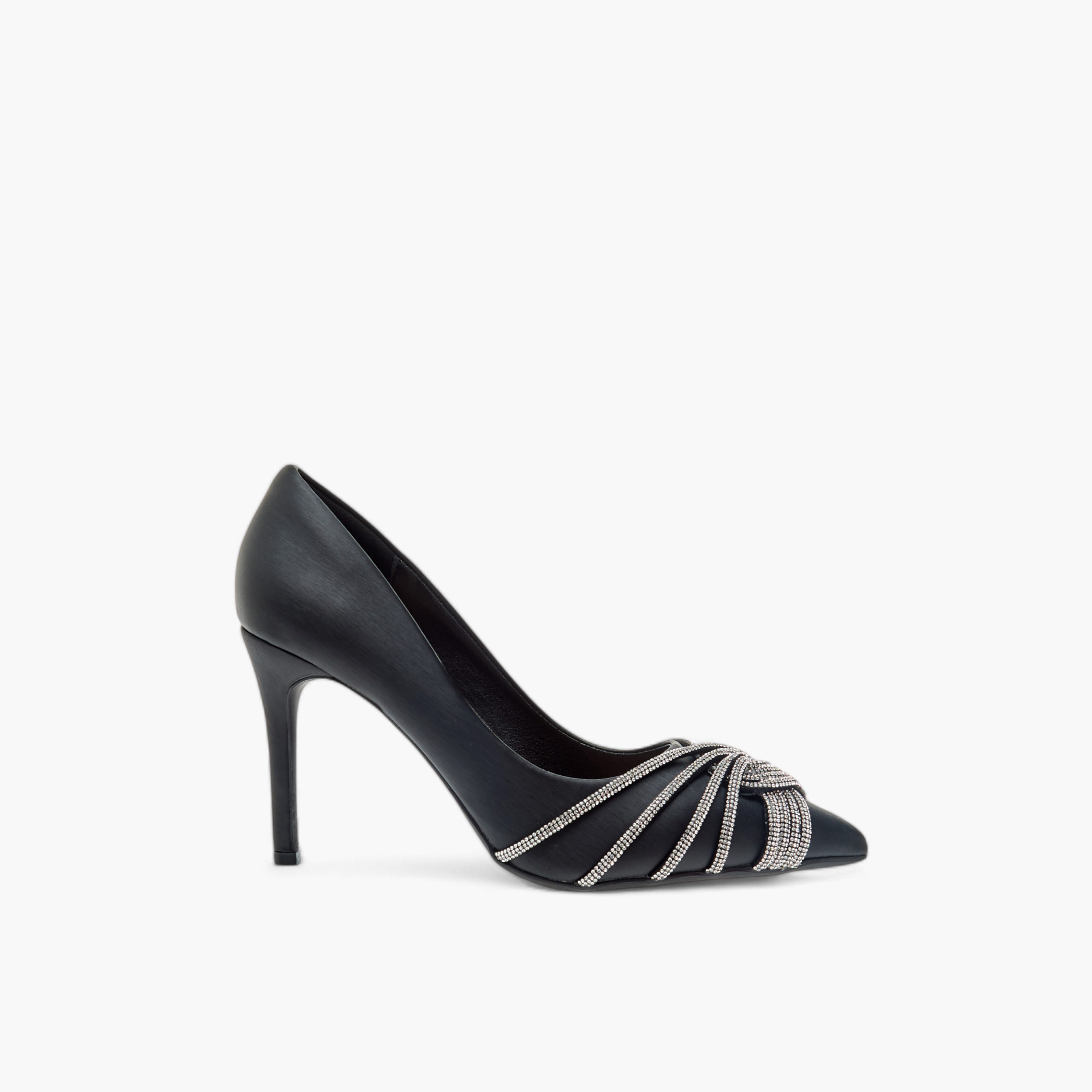 حذاء كلاسيكي مزيّن سهل الارتداء بكعب ستيليتو من فلورا بيلا-women-shoes-heels-image-3