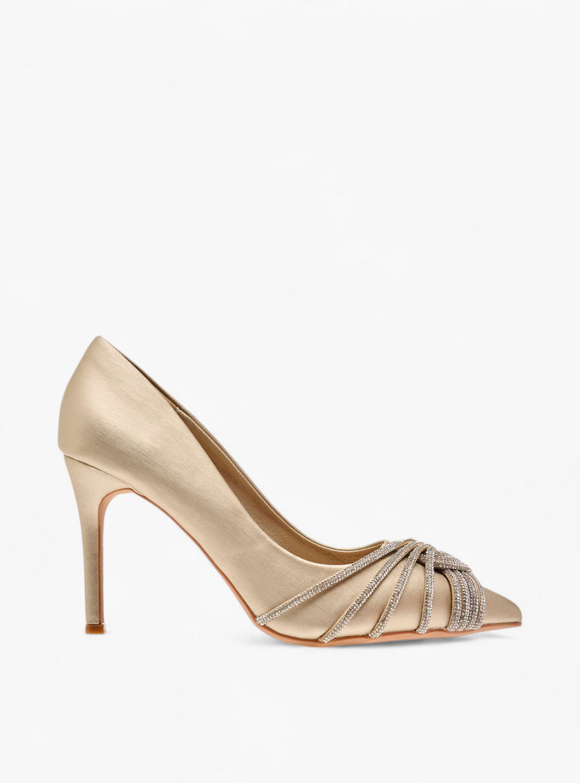 حذاء كلاسيكي مزيّن سهل الارتداء بكعب ستيليتو من فلورا بيلا-women-shoes-heels-image-3
