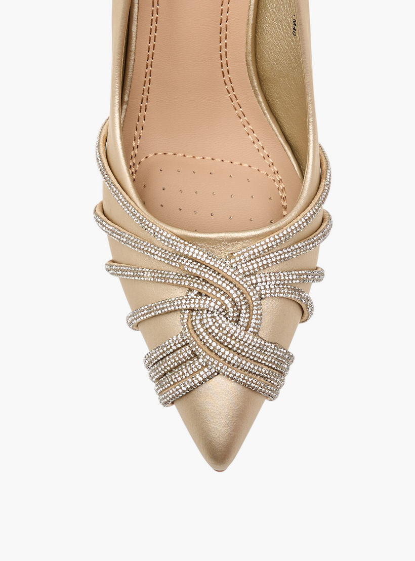 حذاء كلاسيكي مزيّن سهل الارتداء بكعب ستيليتو من فلورا بيلا-women-shoes-heels-image-4