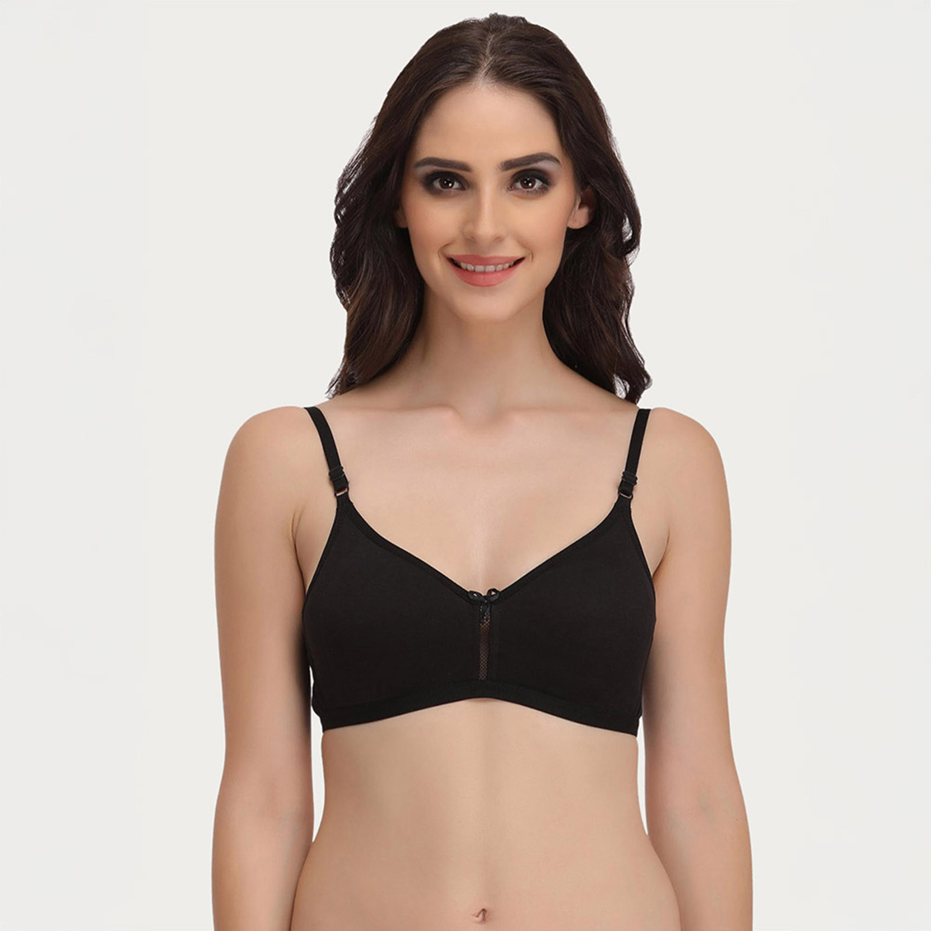 عبوة 2 حمالة صدر سموذي غير مبطنة، بدون سلك - ماروني | أزرق من كلوفيا-women-clothing-lingerie-bras-image-5
