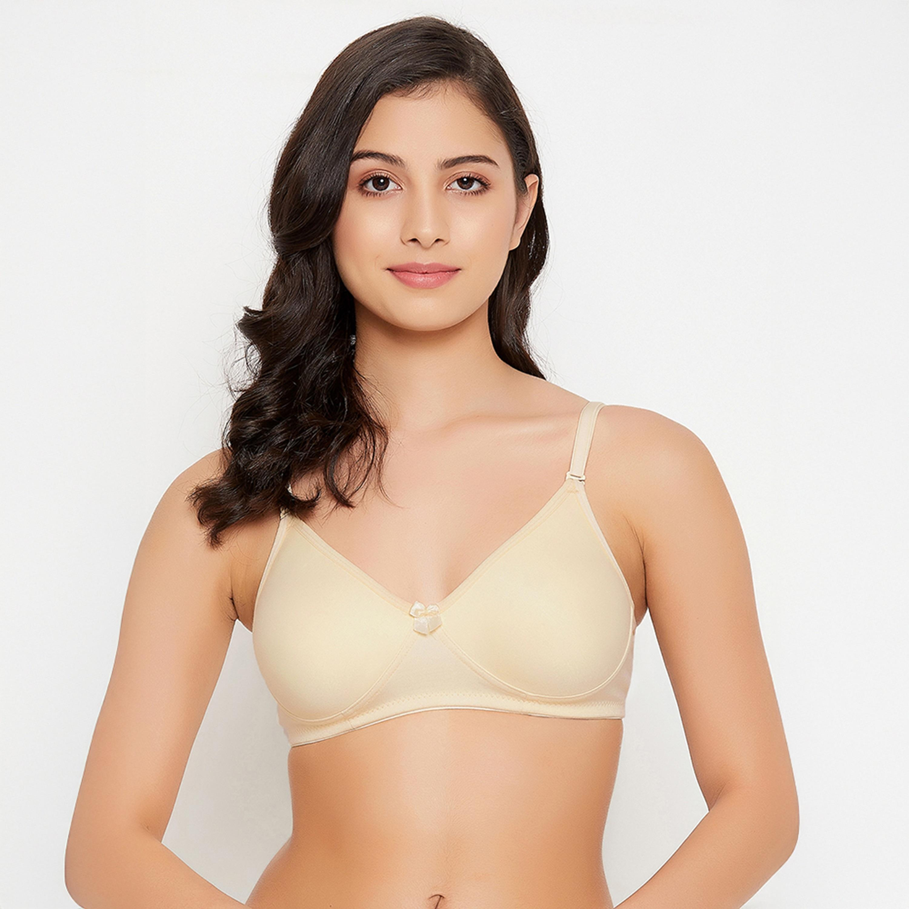 عبوة 2 حمالة صدر تي شيرت غير مبطنة، سبايسر كاب، متعددة الارتداء - بيج | أسود من كلوفيا-women-clothing-lingerie-bras-image-4