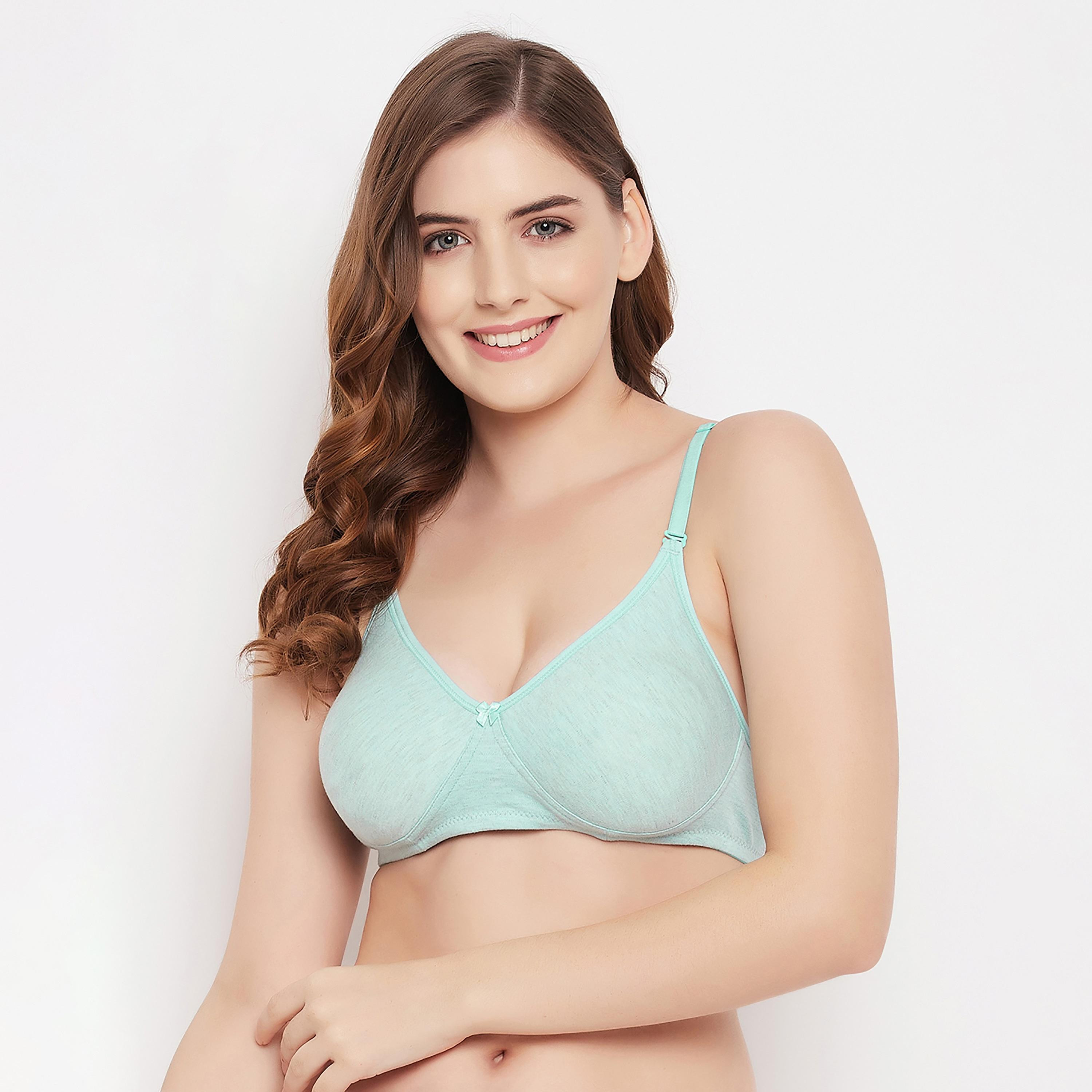 Clovia Pack of 2 Non-Padded Non-Wired Full Cup Multiway Women's T-Shirt Bra - Cotton Rich-women-clothing-lingerie-bras-image-4