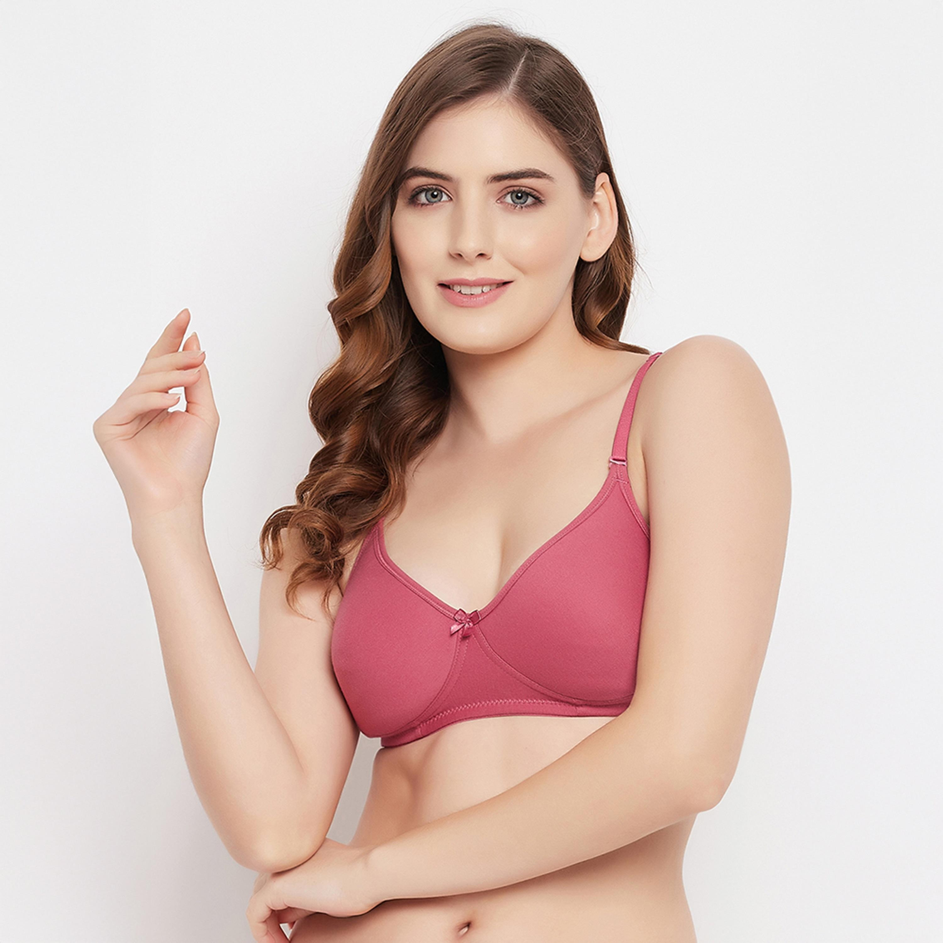 Clovia Pack of 2 Non-Padded Non-Wired Full Cup Multiway Women's T-Shirt Bra - Cotton Rich-women-clothing-lingerie-bras-image-5