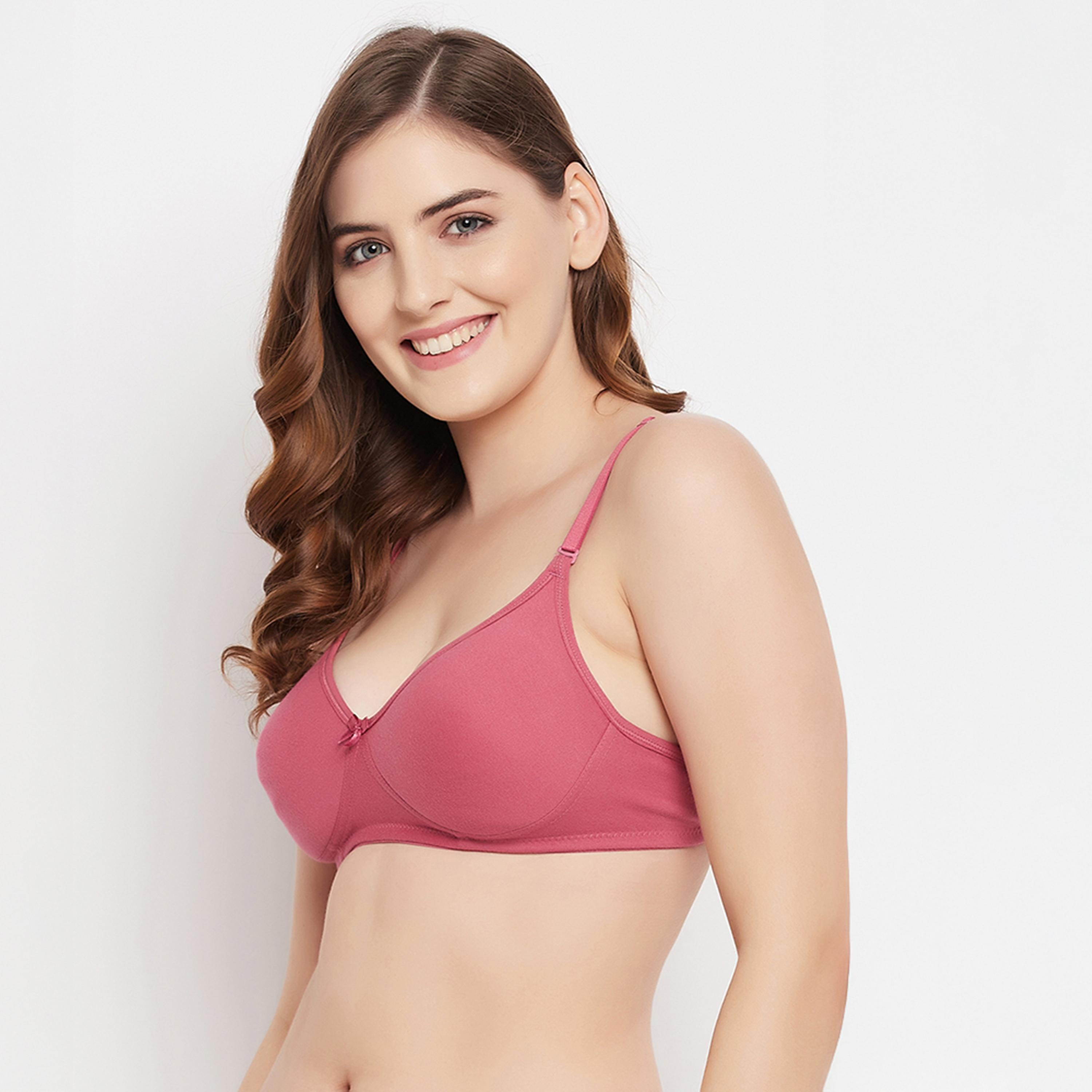 Clovia Pack of 2 Non-Padded Non-Wired Full Cup Multiway Women's T-Shirt Bra - Cotton Rich-women-clothing-lingerie-bras-image-7