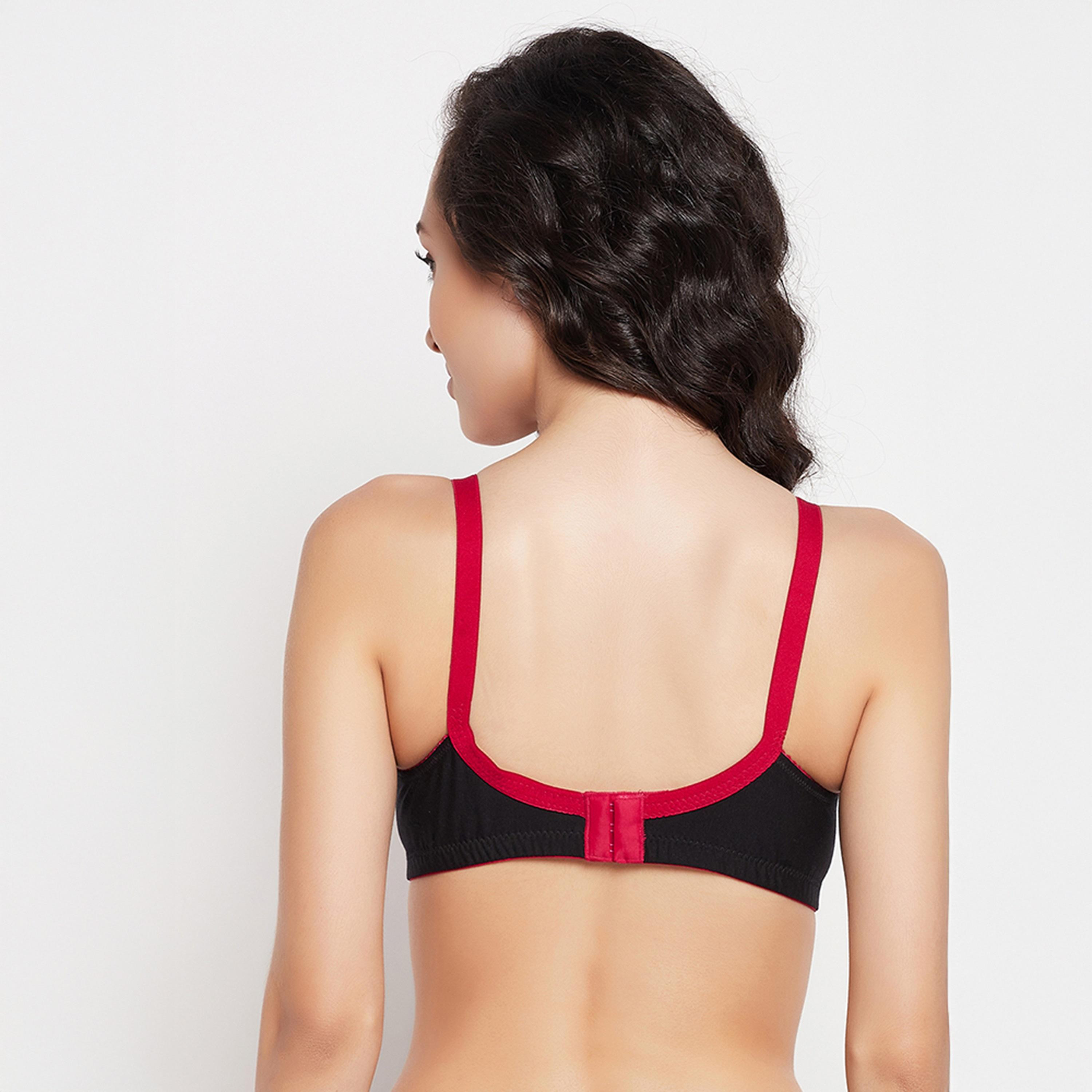 Clovia Pack of 2 Non-Padded Non-Wired Full Coverage Full Women's Figure Bra - Cotton-women-clothing-lingerie-bras-image-2