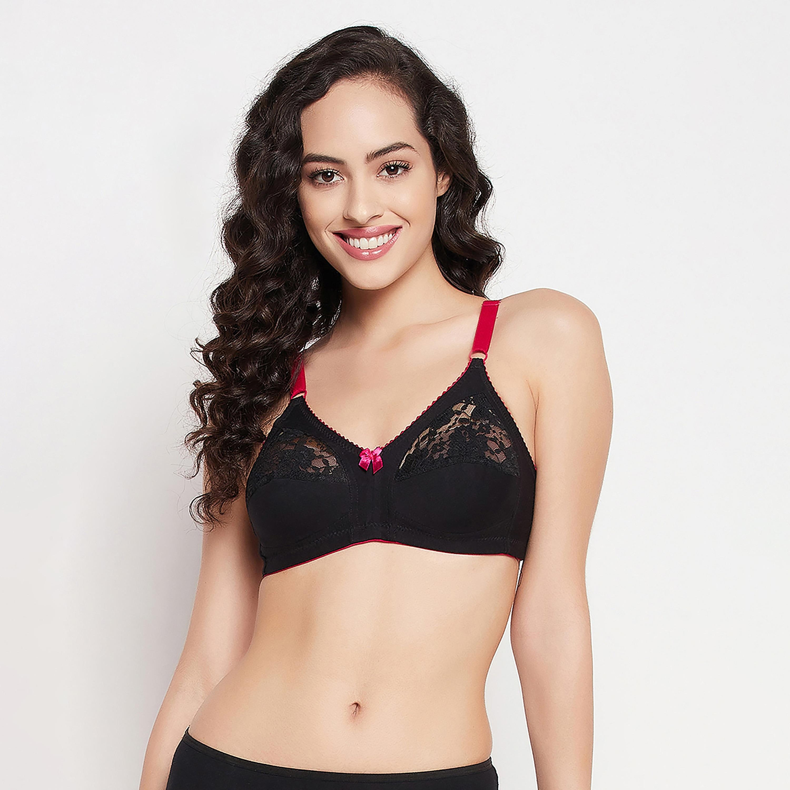 Clovia Pack of 2 Non-Padded Non-Wired Full Coverage Full Women's Figure Bra - Cotton-women-clothing-lingerie-bras-image-5
