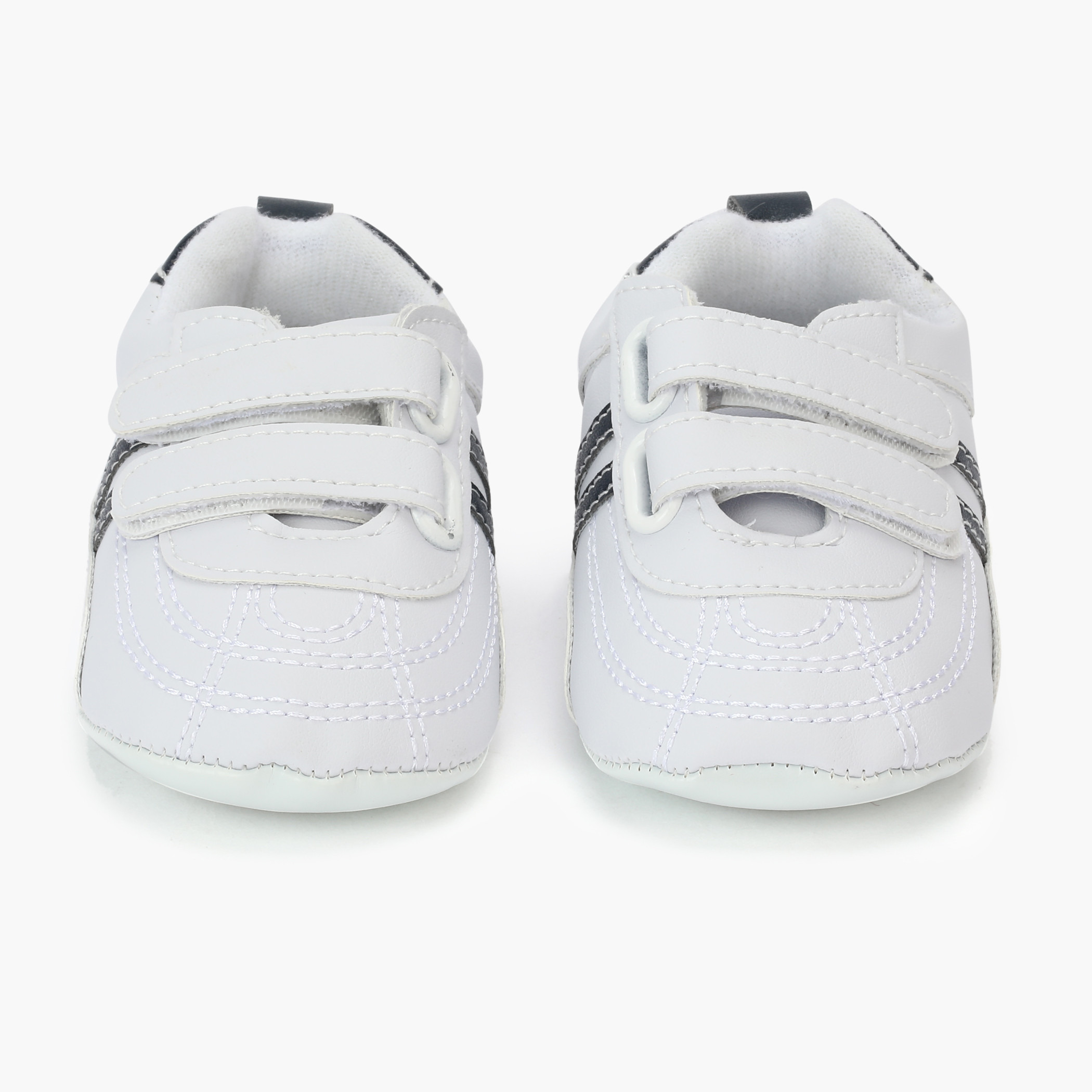 Juniors Hook and Loop Baby Booties-baby-boys-shoes-closedshoes-image-1