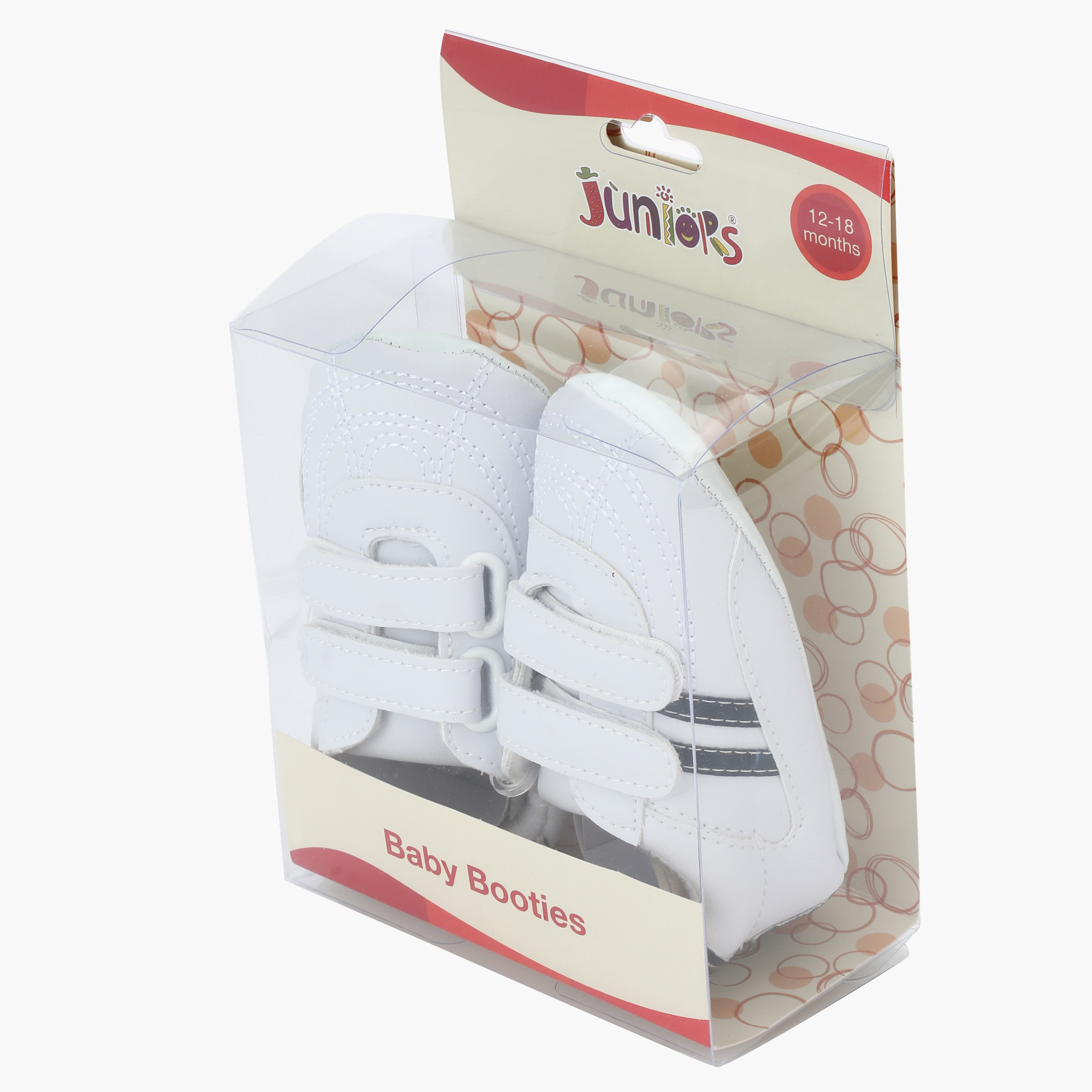 Juniors Hook and Loop Baby Booties-baby-boys-shoes-closedshoes-image-4