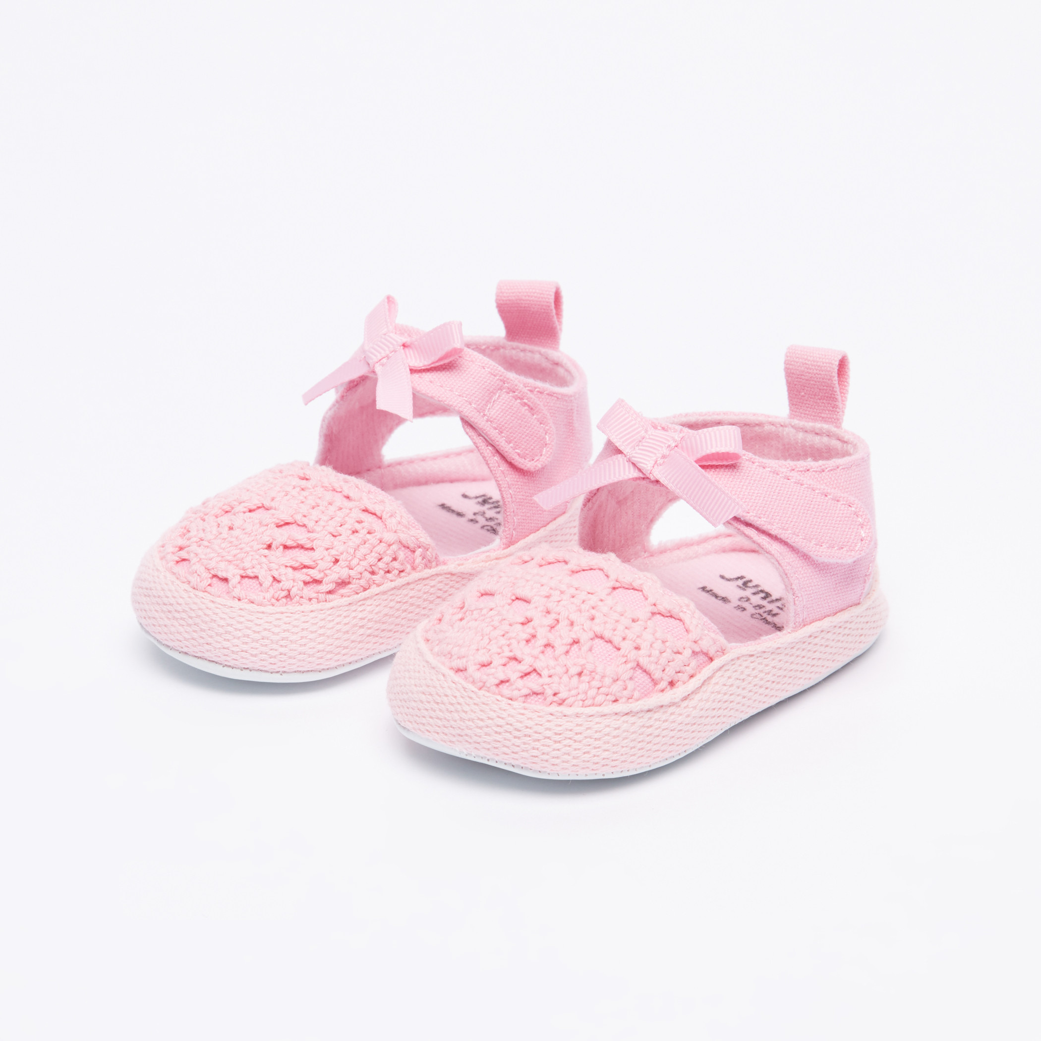 Buy Juniors Textured Baby Shoes with Hook and Loop Closure Online Mothercare Bahrain