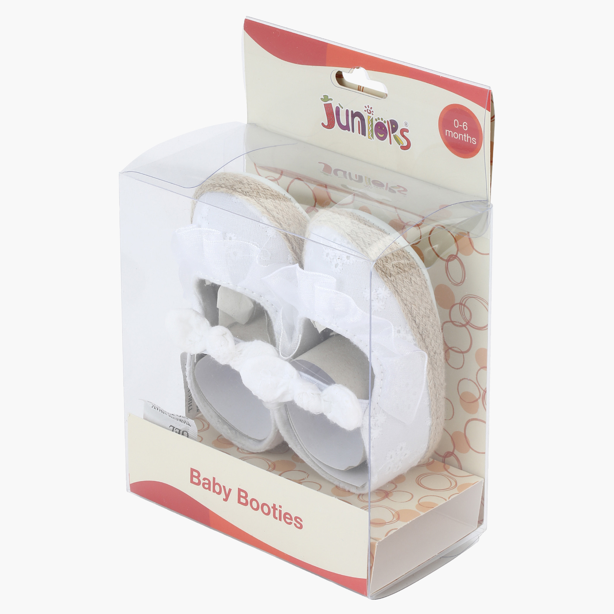 Juniors Lace Baby Booties-baby-girls-shoes-closedshoes-image-4