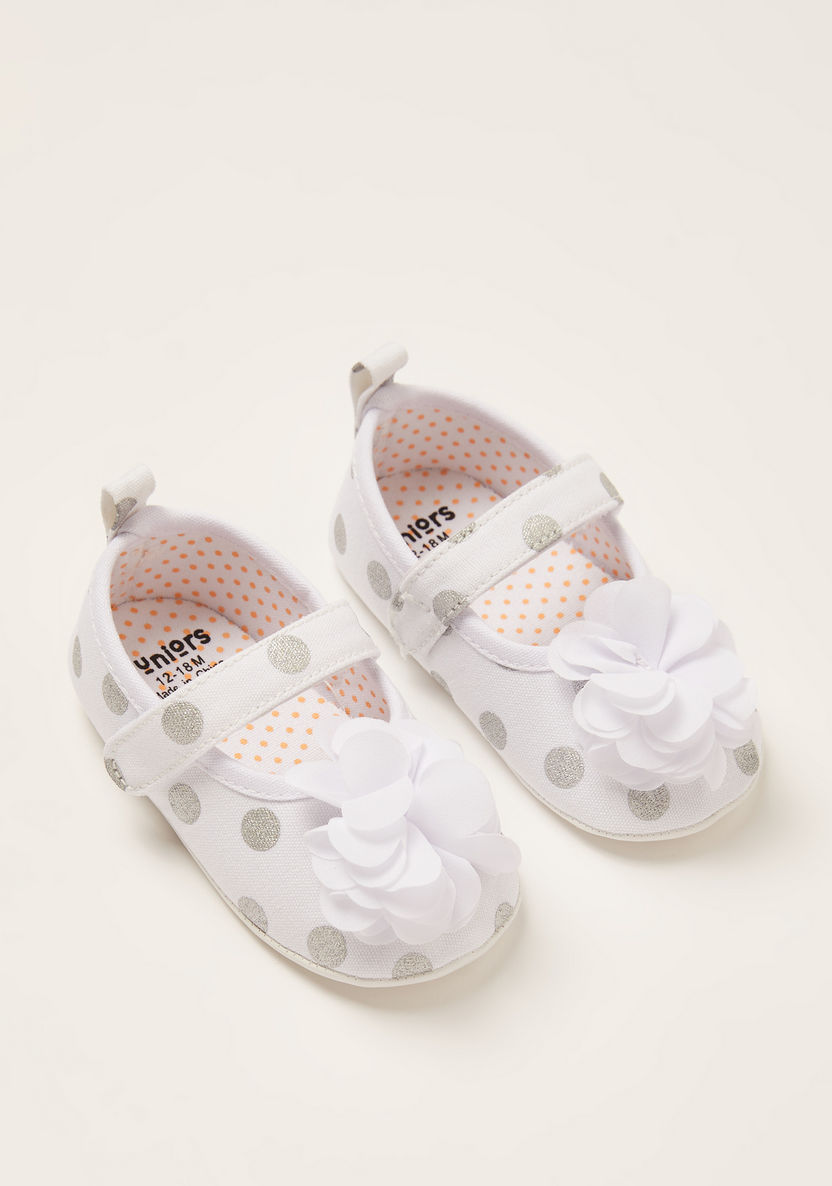 Juniors Printed Booties with Applique Detail-Booties-image-1