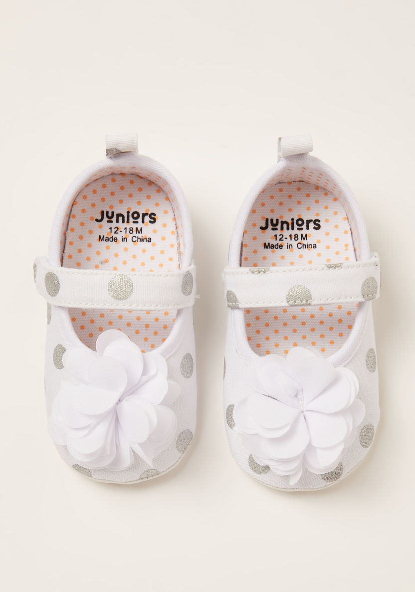 Juniors Printed Booties with Applique Detail-Booties-image-4