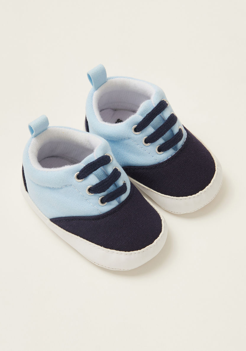 Juniors Colour Block Baby Shoes-Booties-image-1