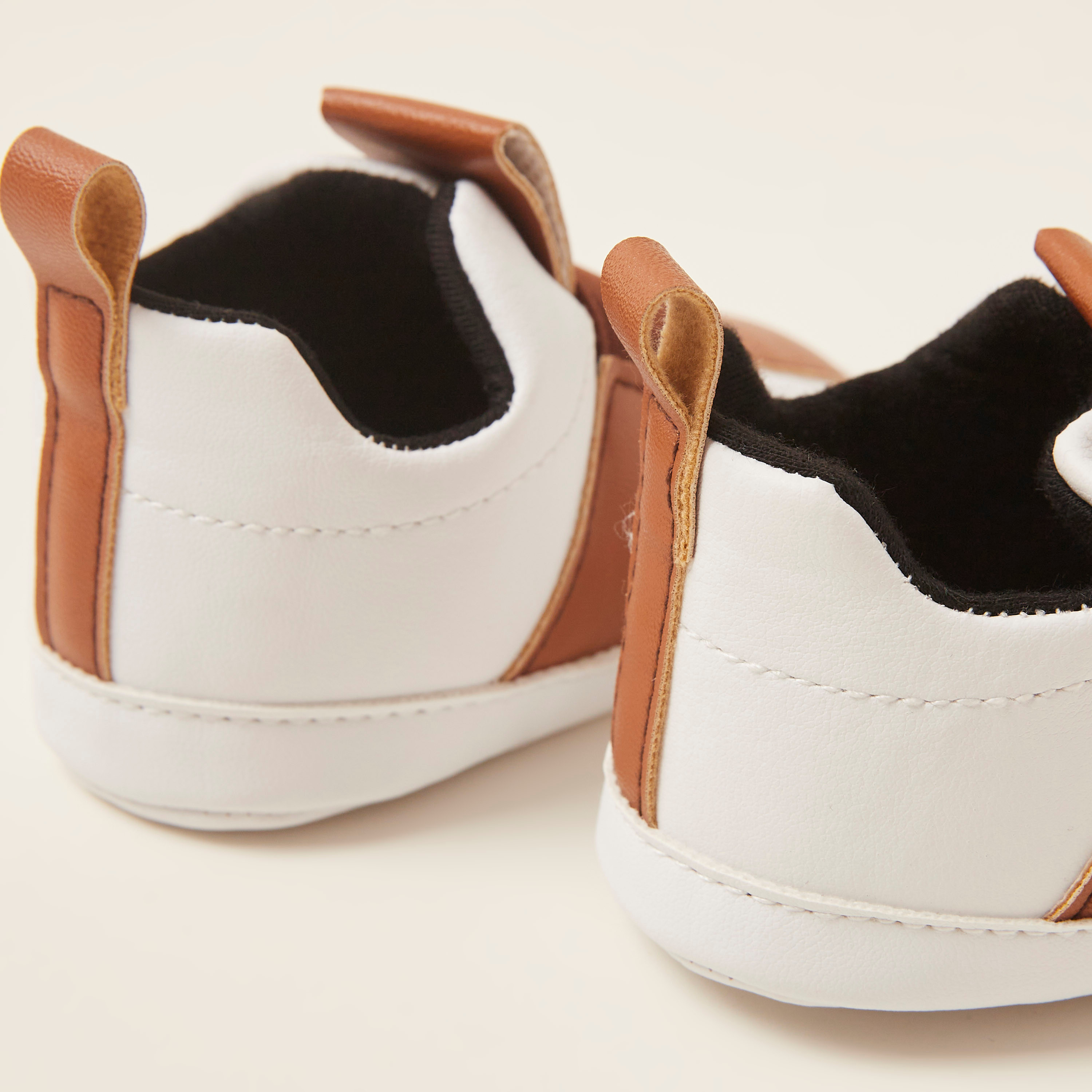 Juniors Patterned Baby Shoes with Pull Tab-baby-boys-shoes-booties-image-4
