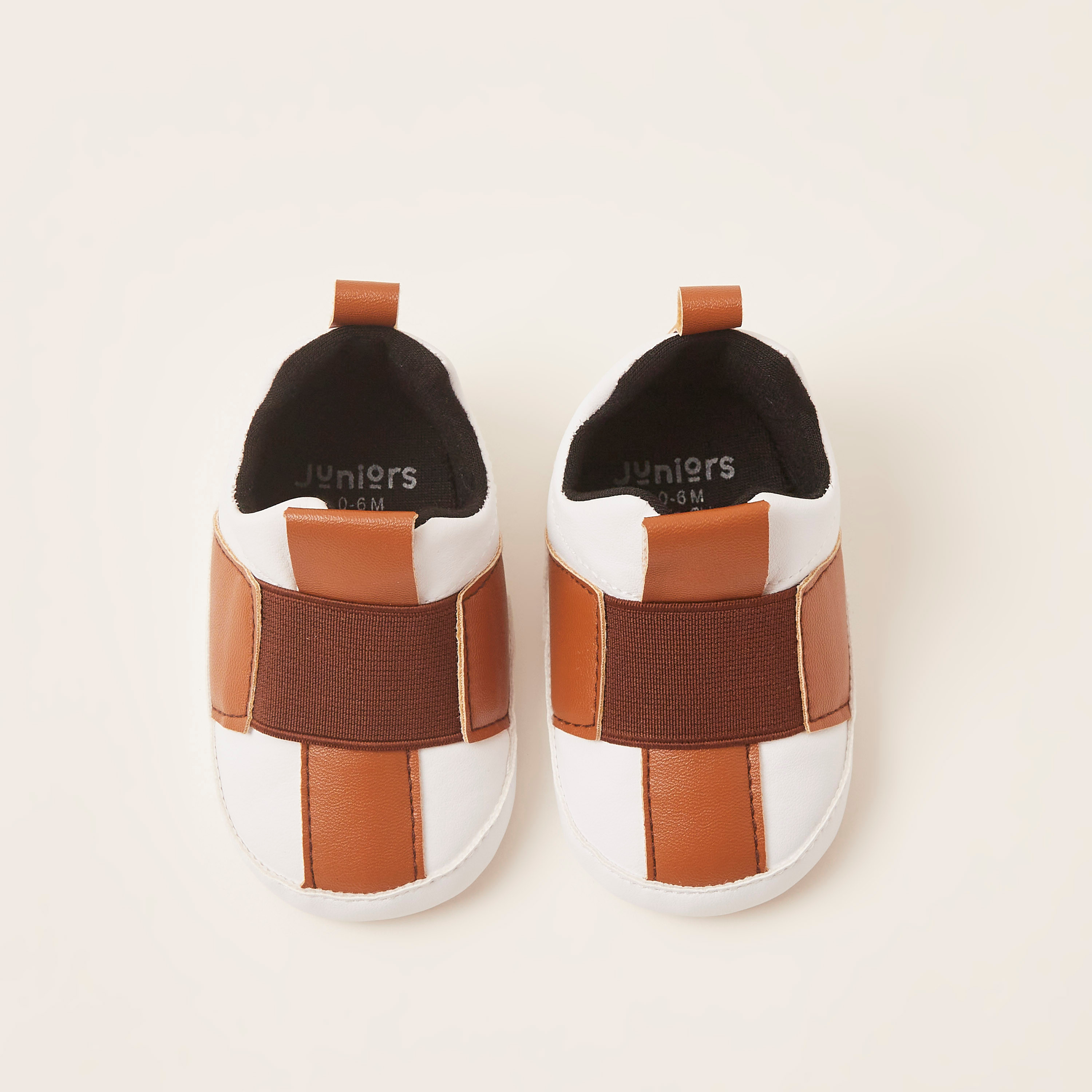Juniors Patterned Baby Shoes with Pull Tab-baby-boys-shoes-booties-image-5