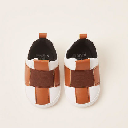Juniors Patterned Baby Shoes with Pull Tab