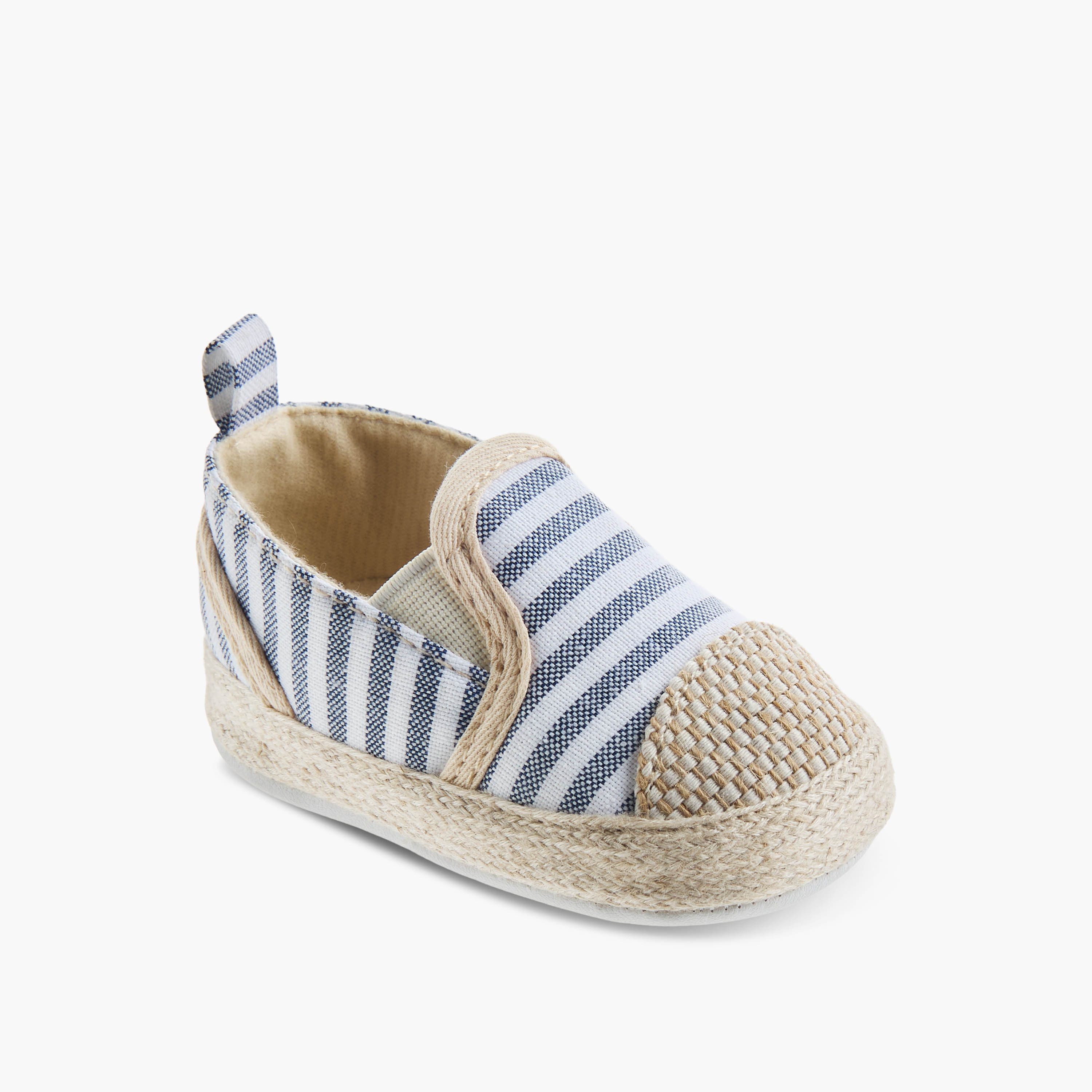 حذاء مخطط سهل الارتداء من جونيورز-baby-boys-shoes-closedshoes-image-4