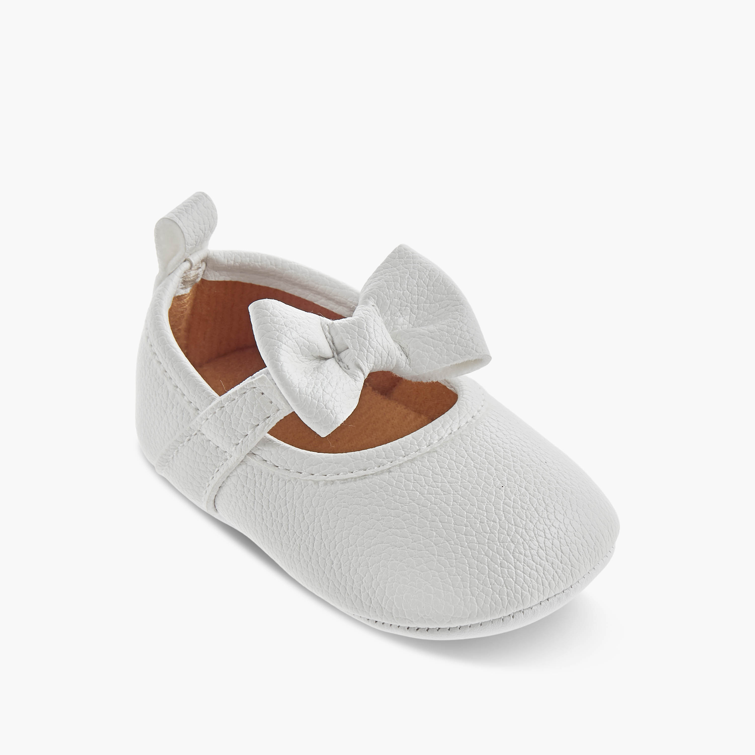 بوت سهل الارتداء مزين بفيونكة من جونيورز-baby-girls-shoes-closedshoes-image-2