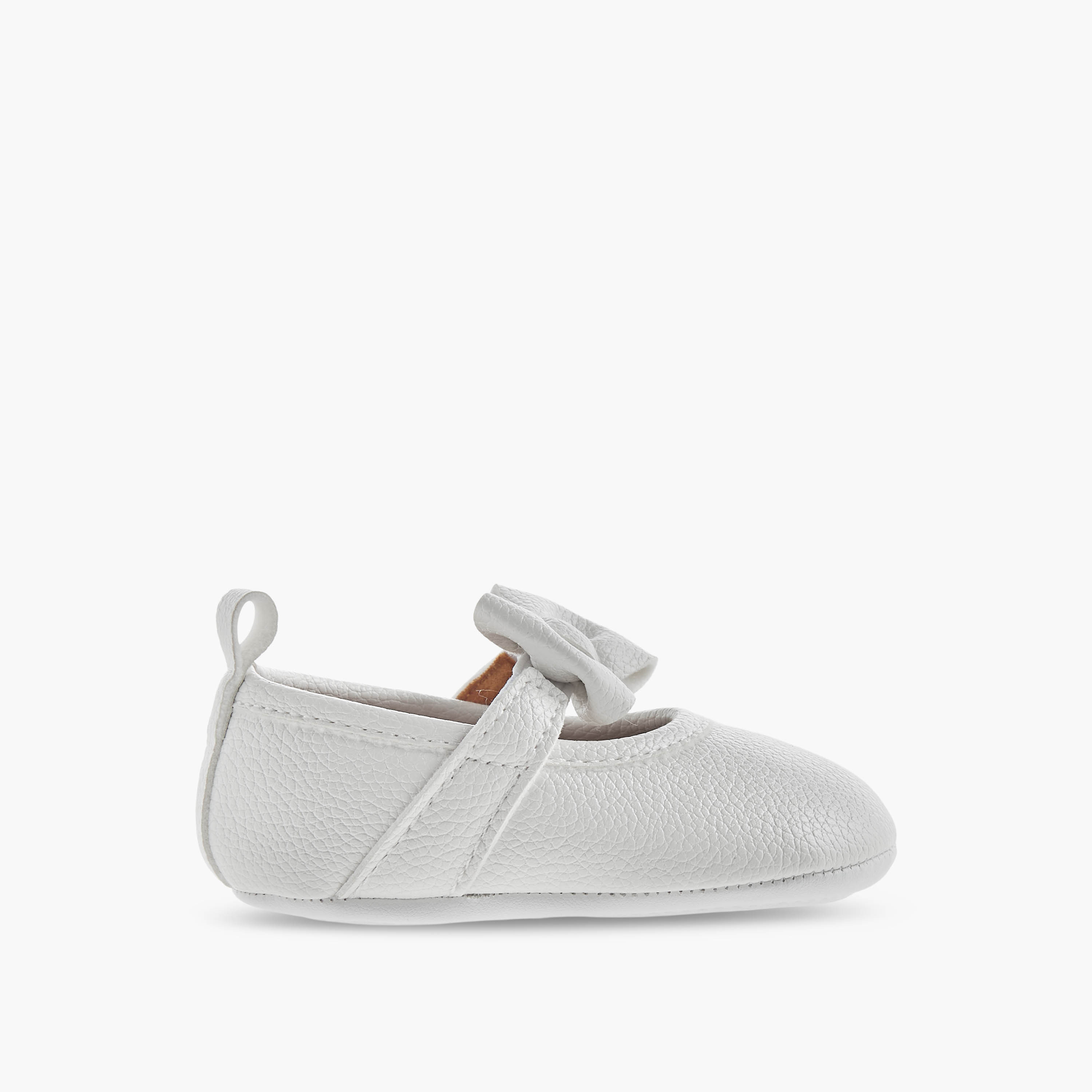 بوت سهل الارتداء مزين بفيونكة من جونيورز-baby-girls-shoes-closedshoes-image-3