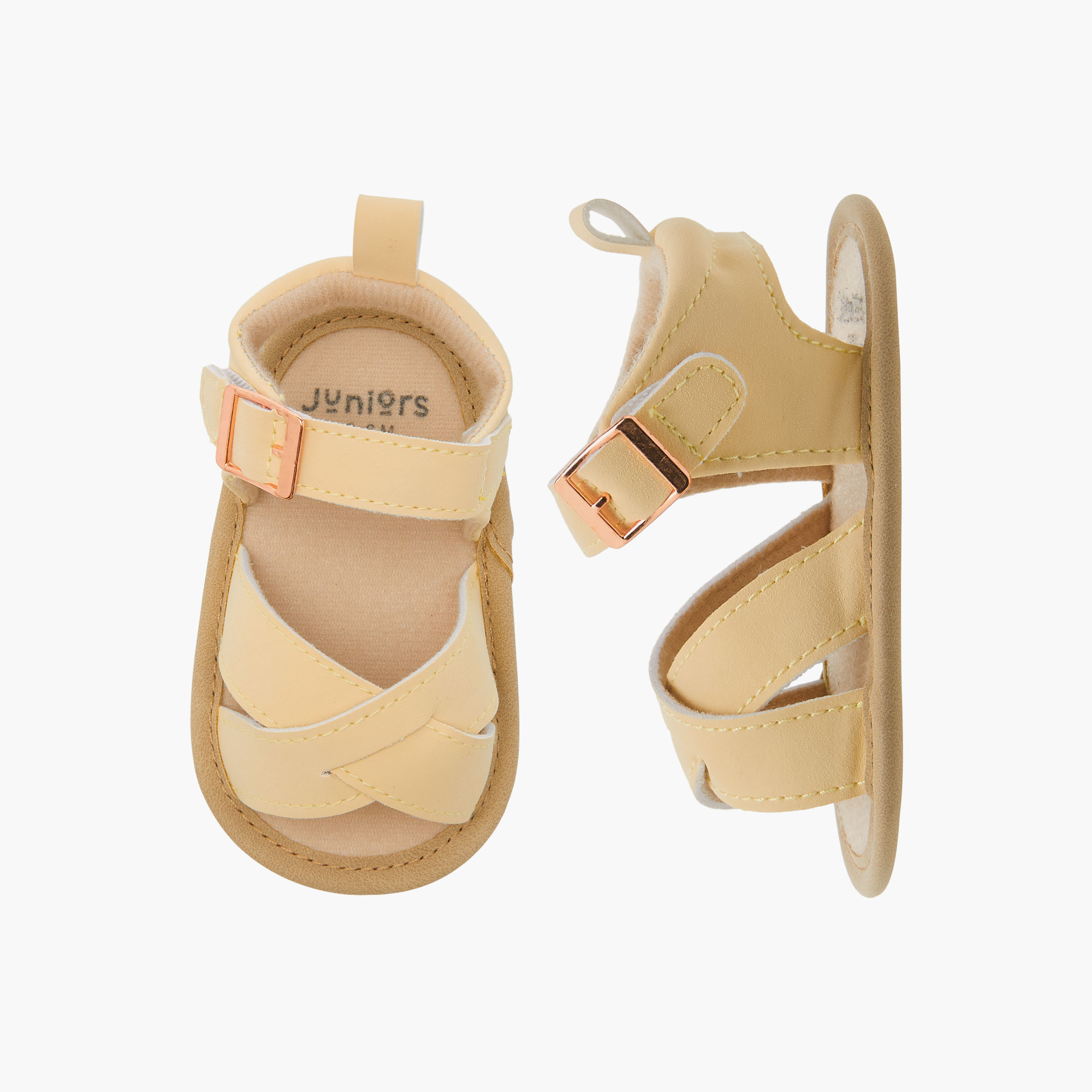 حذاء ناعم بشريط إغلاق لاصق من جونيورز-baby-girls-shoes-sandals-image-5